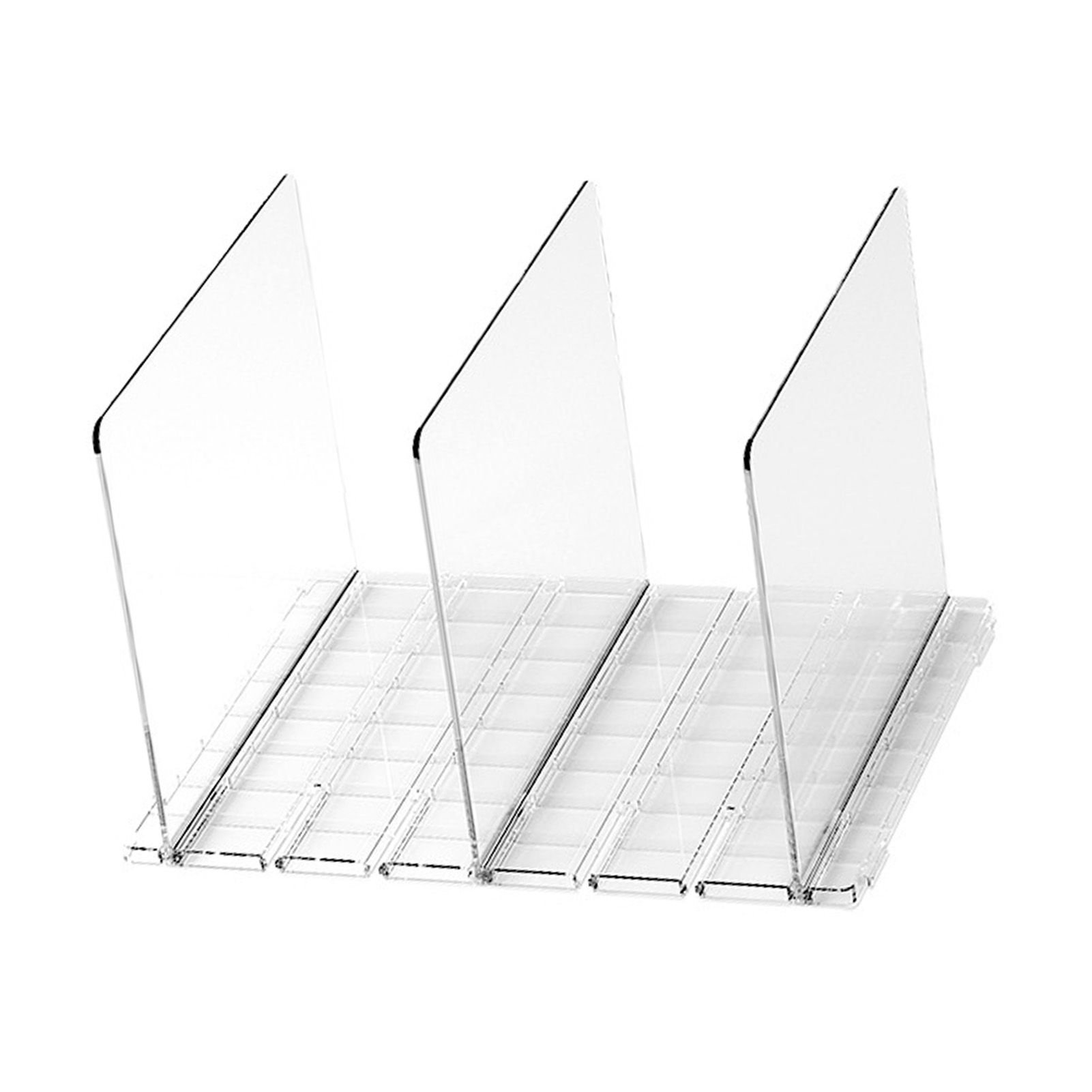 Adjustable Shelf Divider for Closet Clear Purse Organizer Plastic Handbag