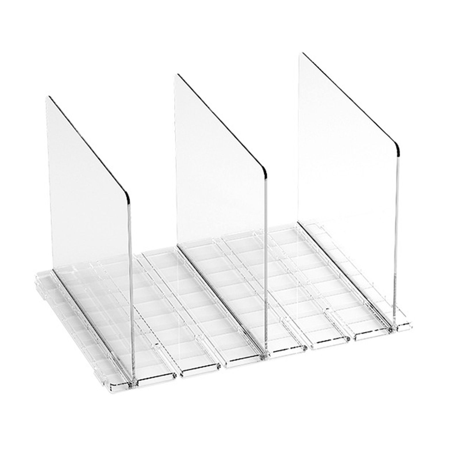 Adjustable Shelf Divider for Closet Clear Purse Organizer Plastic Handbag view 3