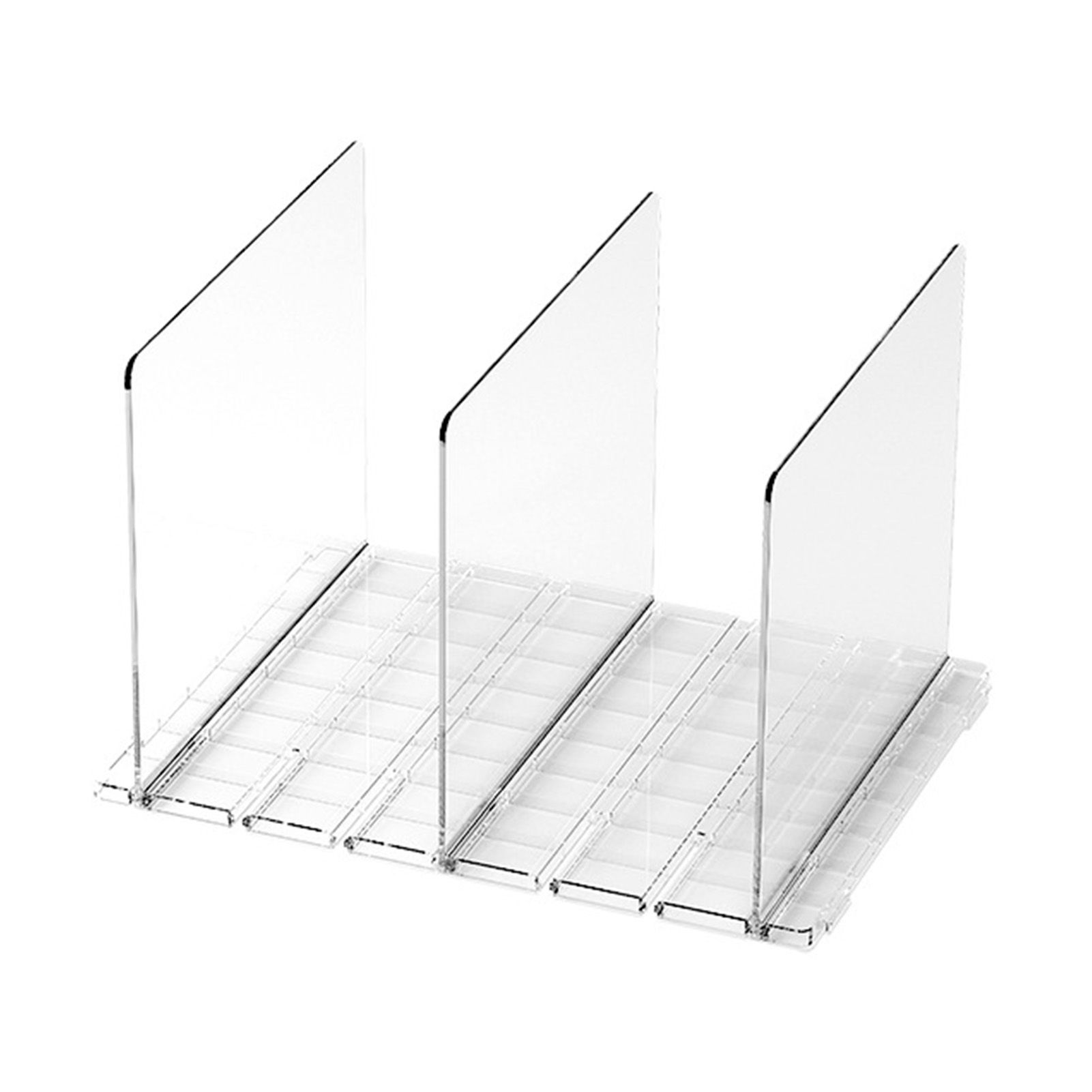 Adjustable Shelf Divider for Closet Clear Purse Organizer Plastic Handbag view 7