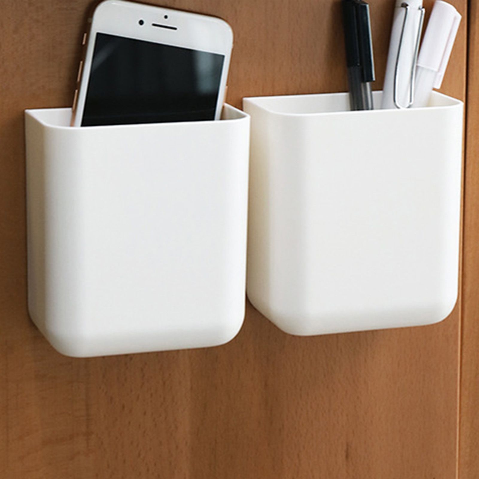 Wall Remote Control Storage Box Plastic Waterproof Easy Access Space Saving view 8