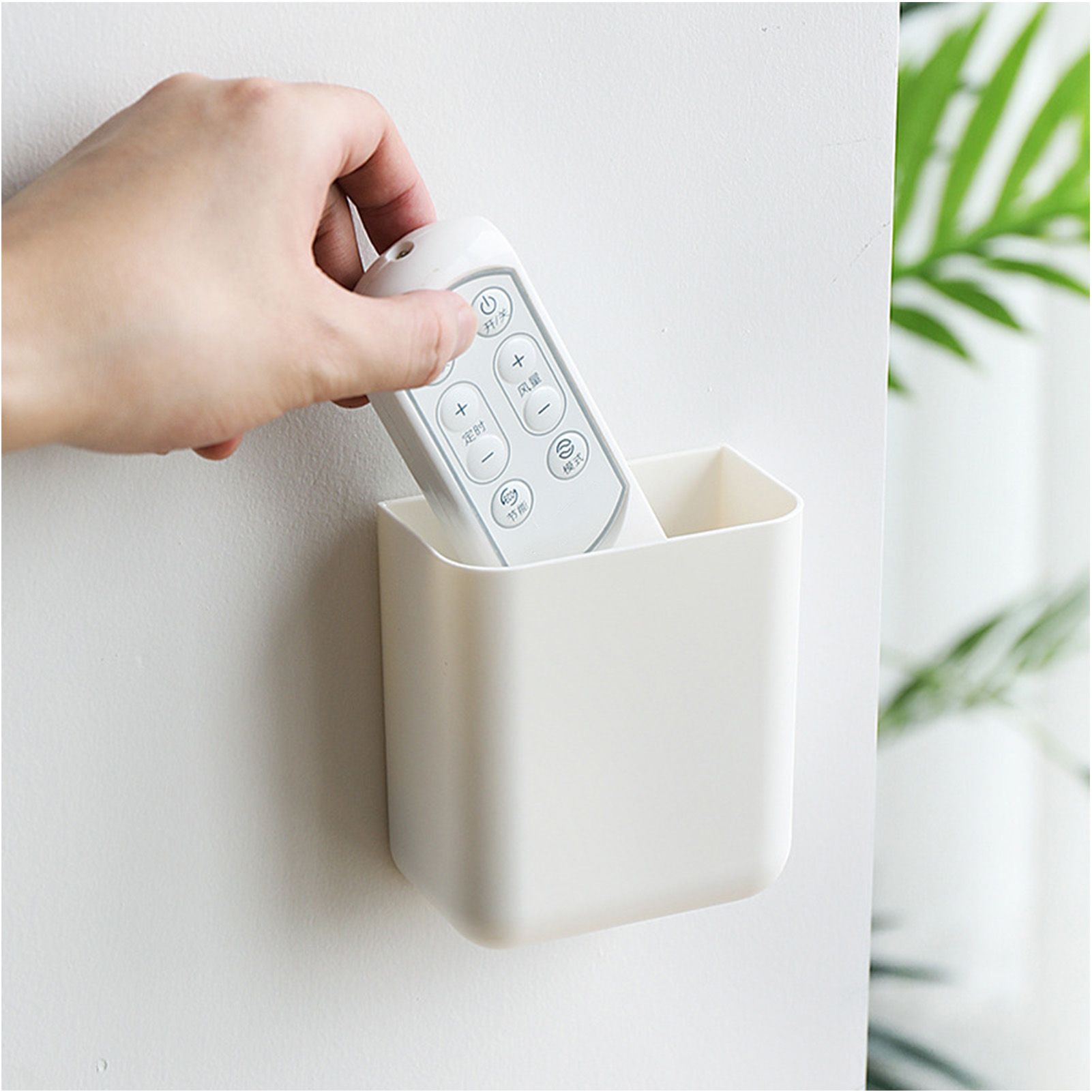 Wall Remote Control Storage Box Plastic Waterproof Easy Access Space Saving view 9