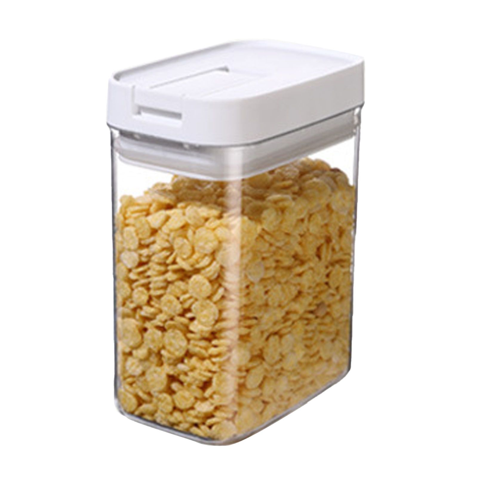 Airtight Food Storage Container 800ml Plastic Clear Stackable Sealed Dry Food view 6