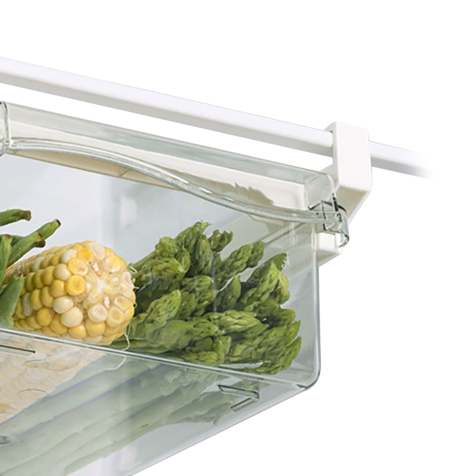 Fridge Storage Bin Multifunctional Refrigerator Drawer Organizer for Food view 2