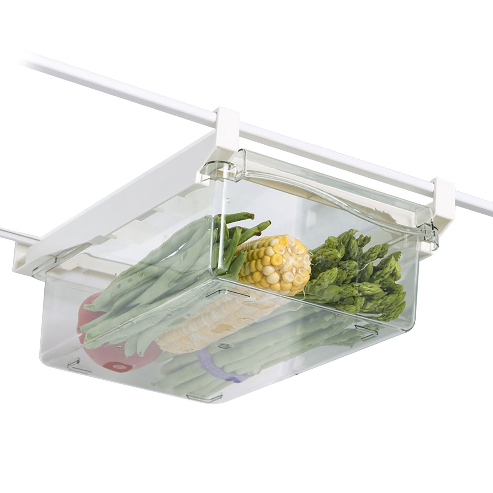 Fridge Storage Bin Multifunctional Refrigerator Drawer Organizer for Food view 6