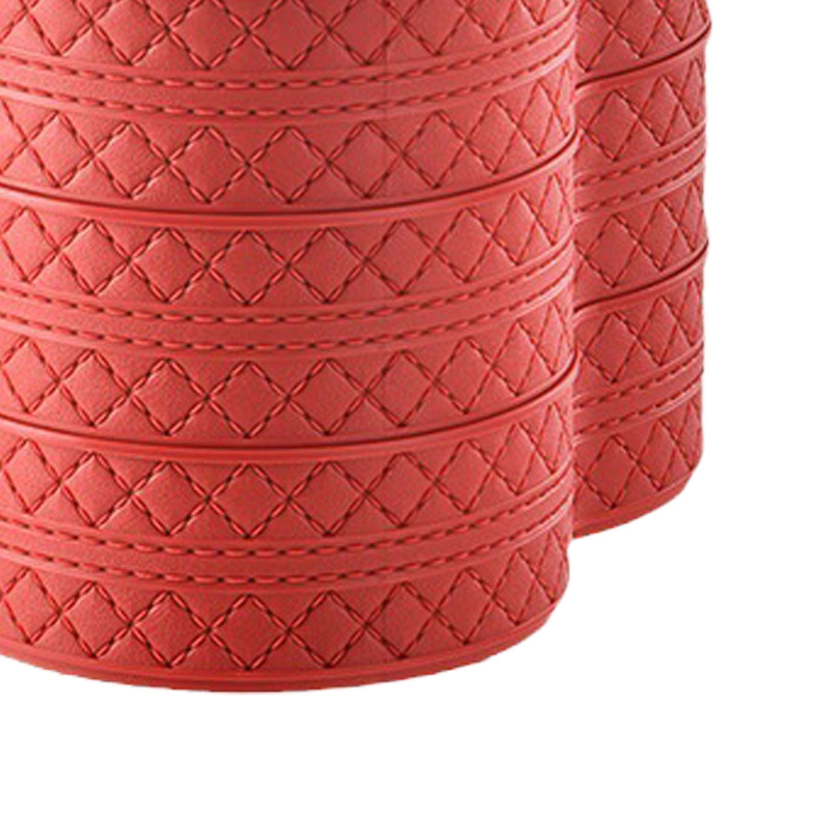 PU Leather Three Layer Tray Dust Prevention Nut Candy Container Snack view 5