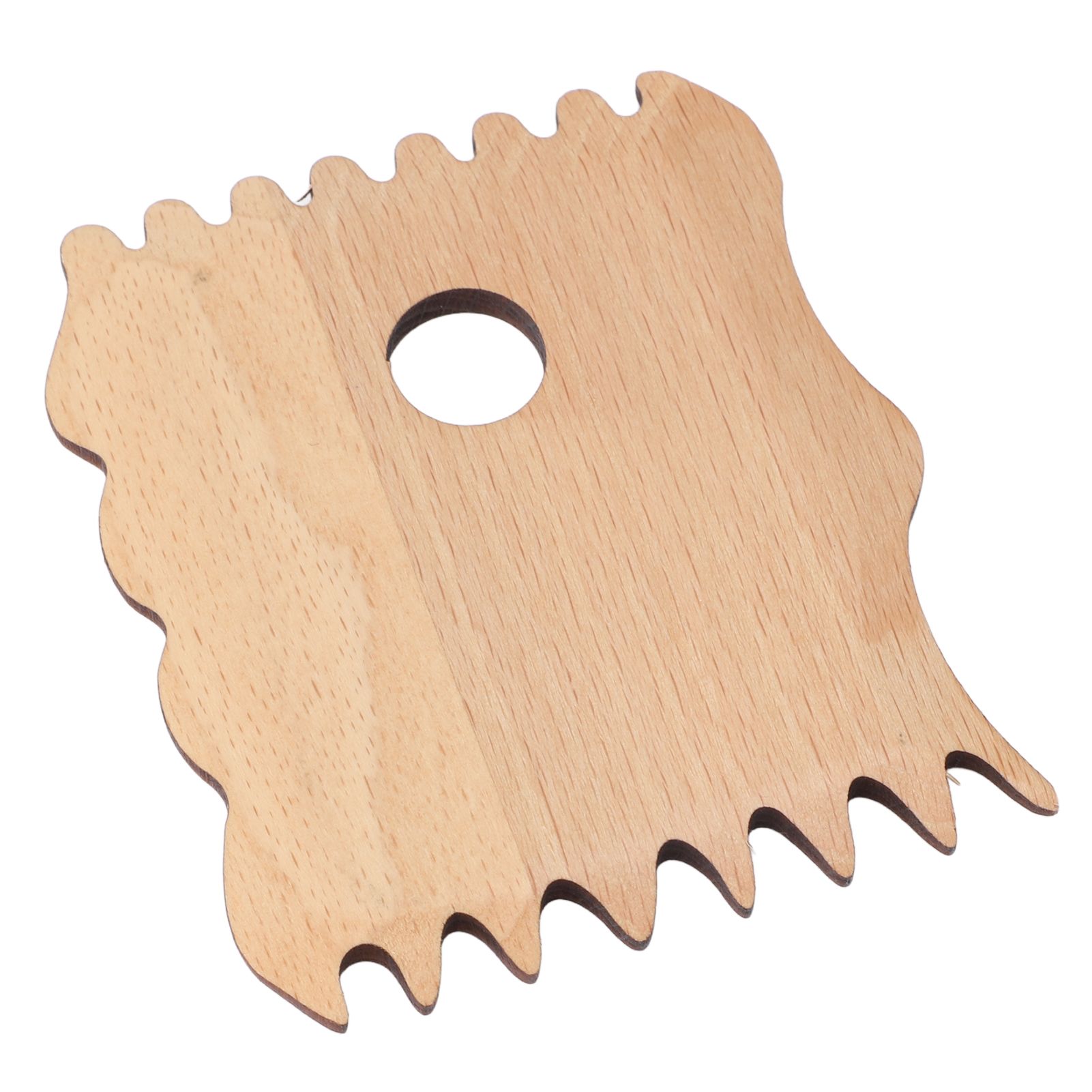 7PCS Pottery Foot Shaper Tools Beech Wood Polished Pottery Ribs Trimming Tools view 5