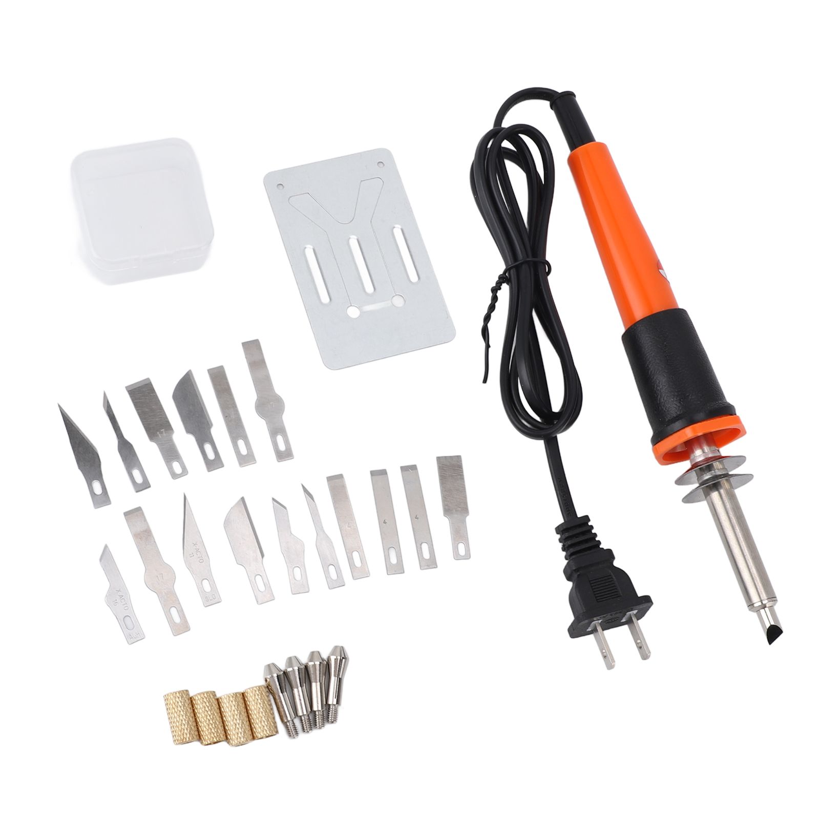 Electric Hot Knife Cutter Tool Kit Multipurpose Stencil Cutter with 16 Blades view 3