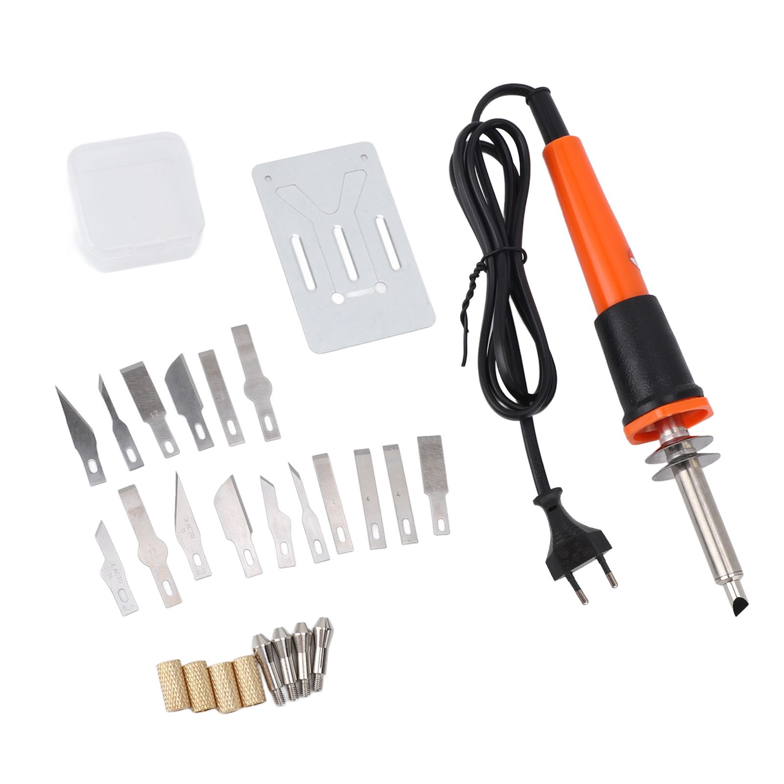 Electric Hot Knife Cutter Tool Kit Multipurpose Stencil Cutter with 16 Blades view 3