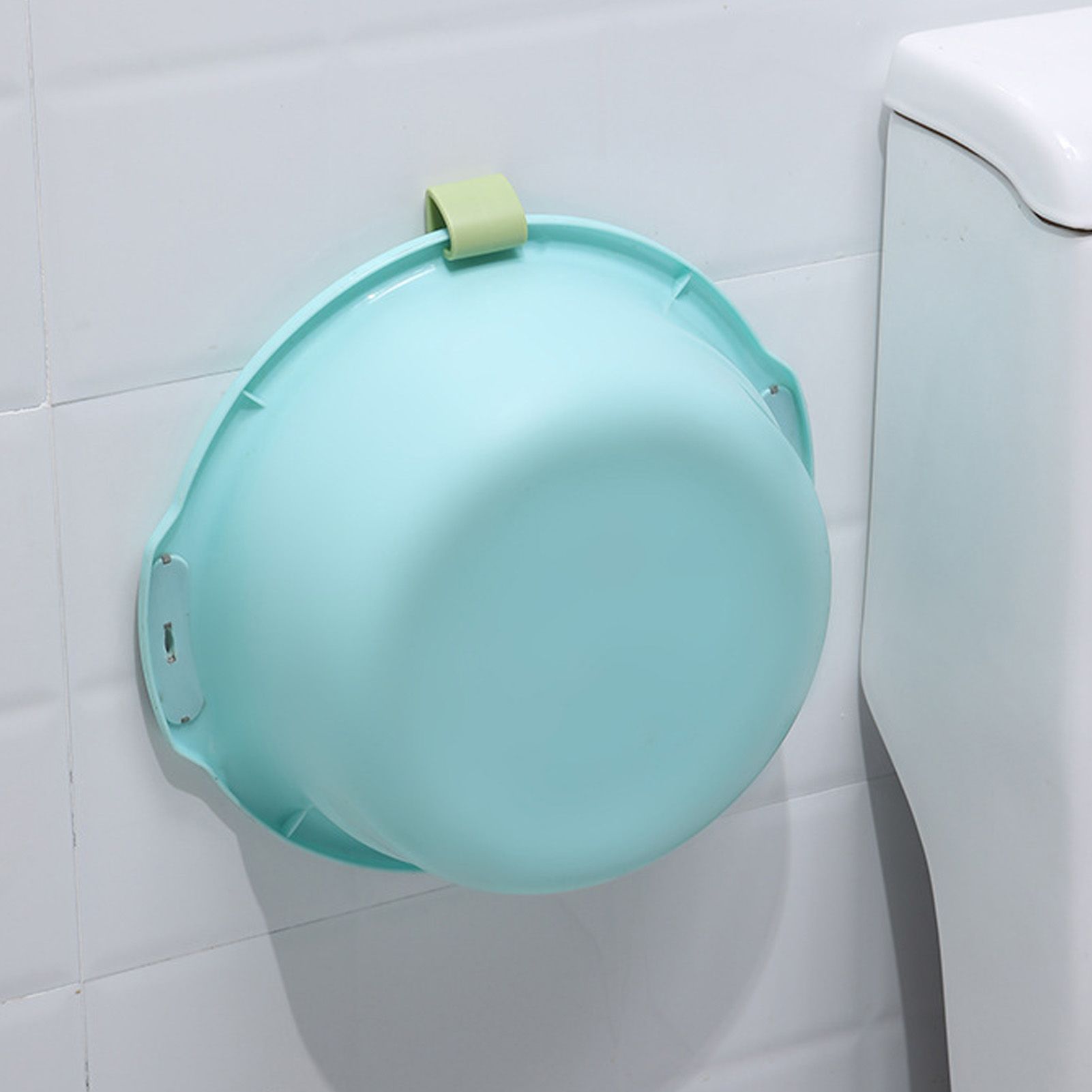 Wash Basin Hook Wall Hanging Type Adhesive Storage Rack Holder for Storing and view 5