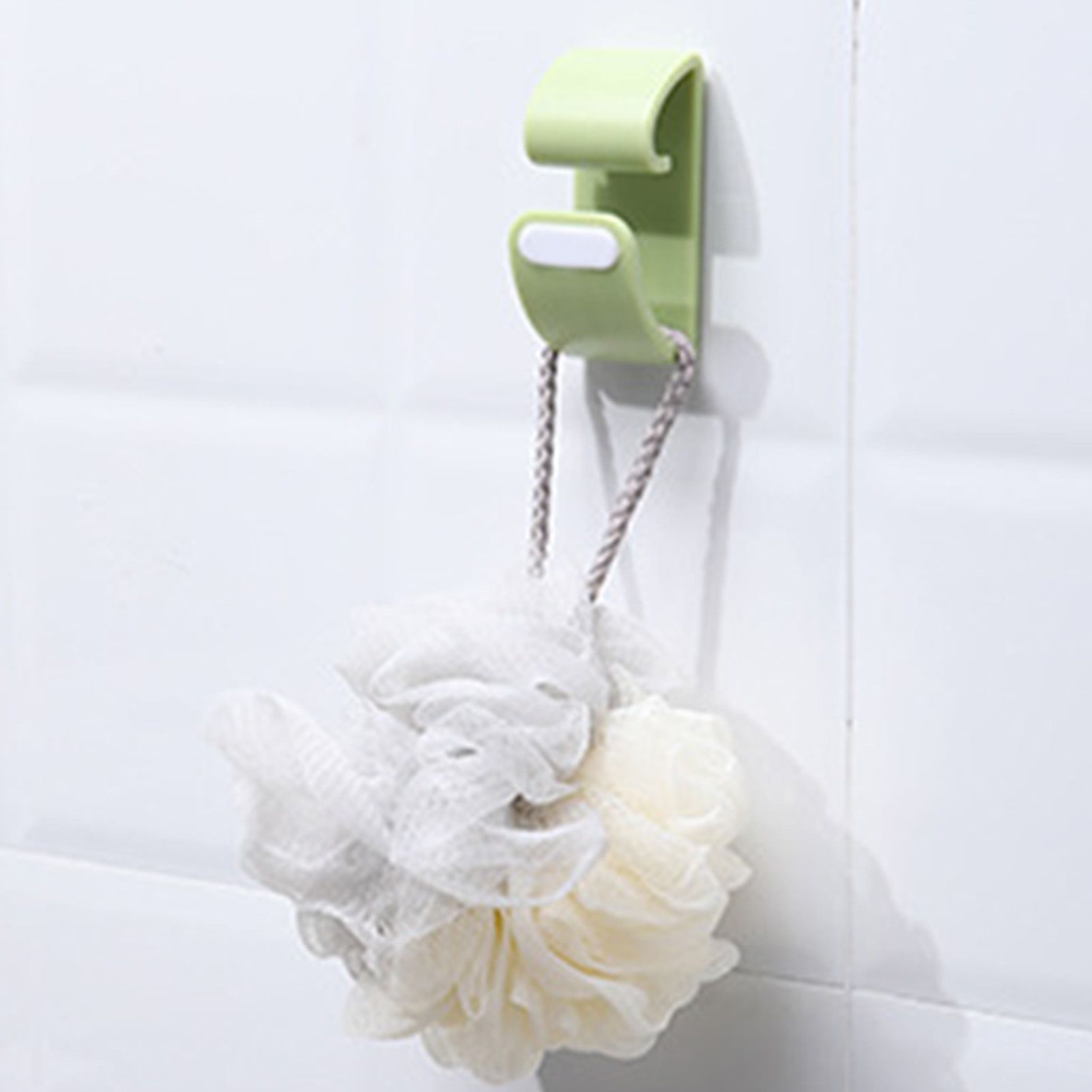 Wash Basin Hook Wall Hanging Type Adhesive Storage Rack Holder for Storing and view 6