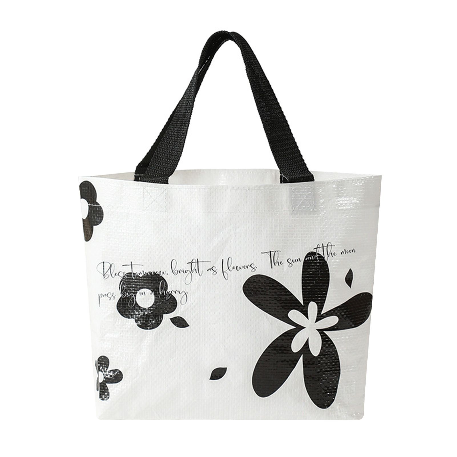 Reusable Grocery Bag with Wide Handles Waterproof Dirt Resistant Large view 3