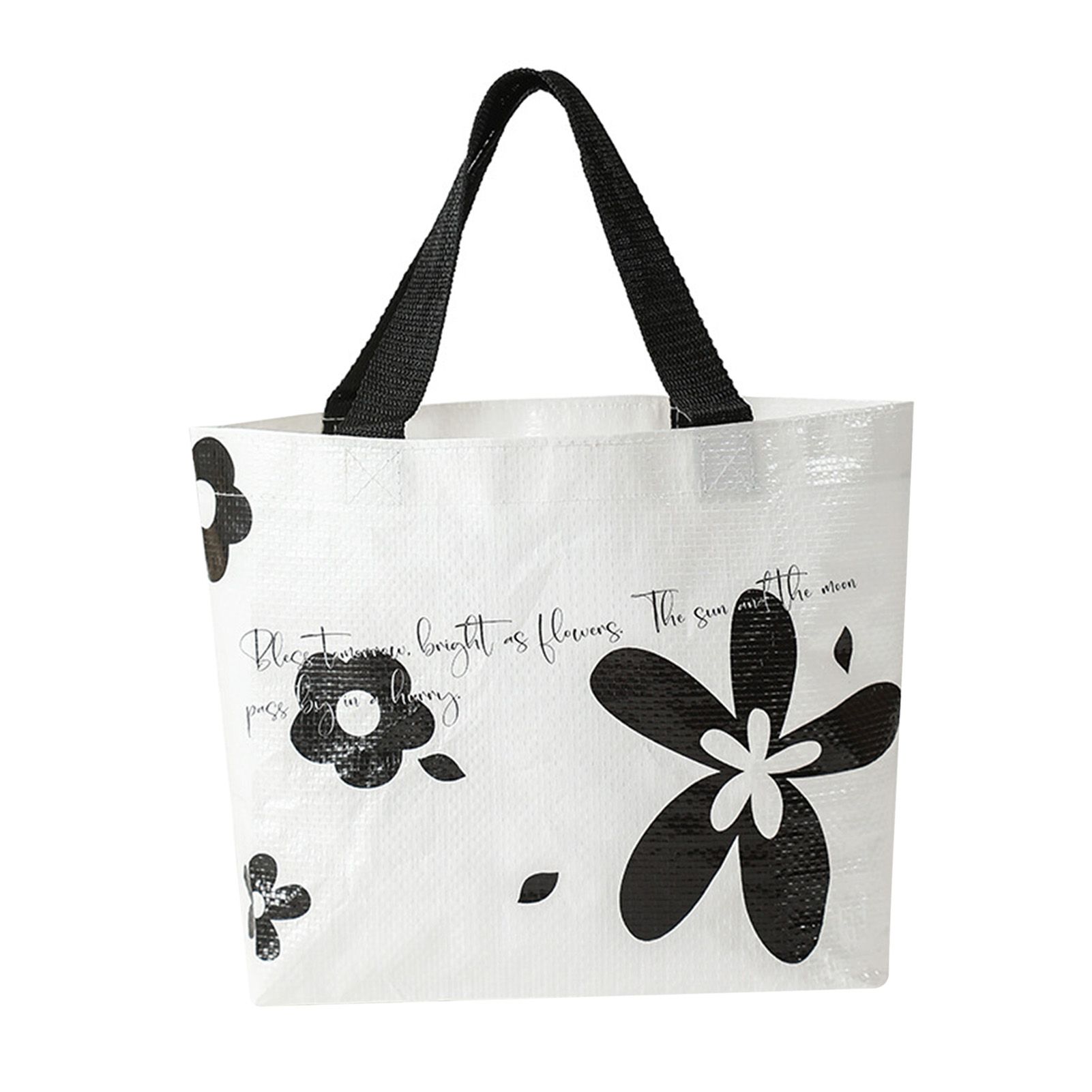 Reusable Grocery Bag with Wide Handles Waterproof Dirt Resistant Large view 4