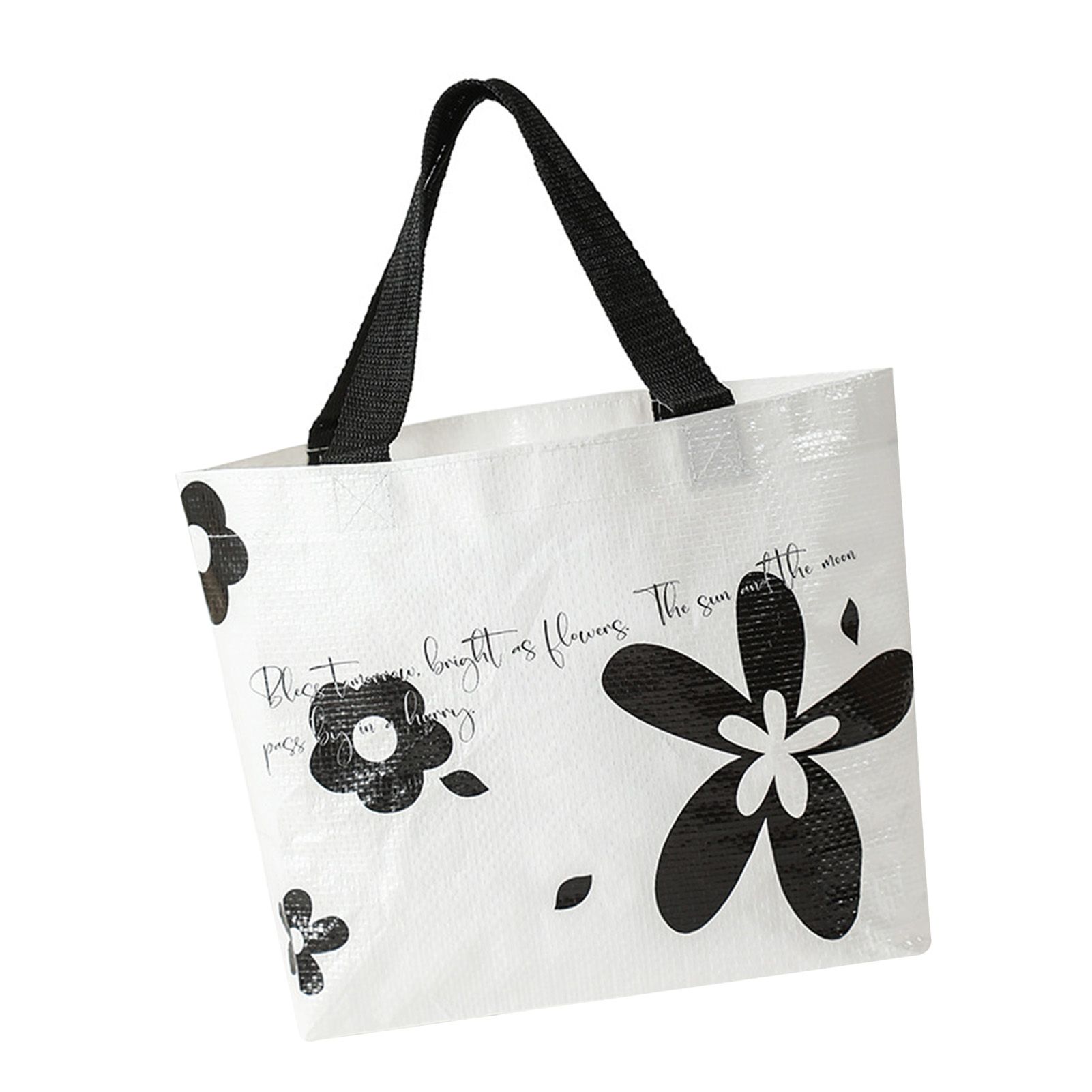 Reusable Grocery Bag with Wide Handles Waterproof Dirt Resistant Large view 8