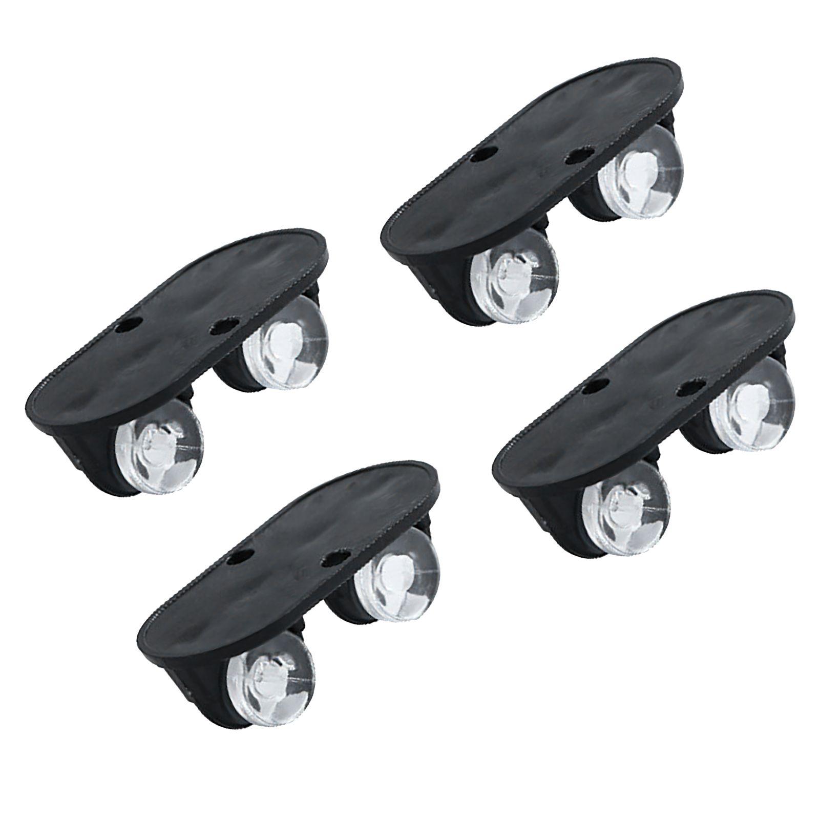 Mini Self Adhesive Caster Wheel Non Swivel Paste Pulley Wheel for Trash Can