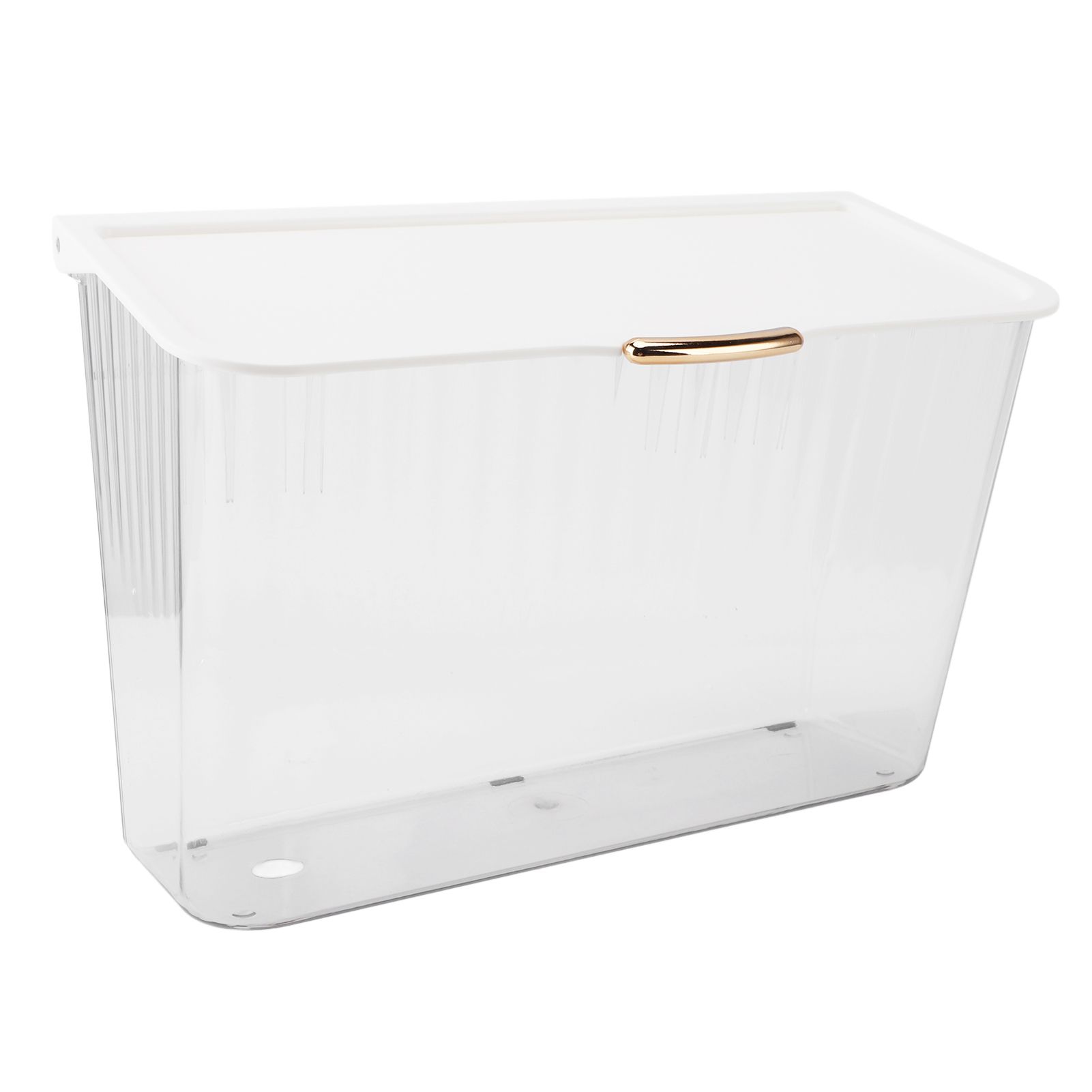 4L Wall Mounted Laundry Basket Dustproof Multifunction Wall Hanging Dirty view 6