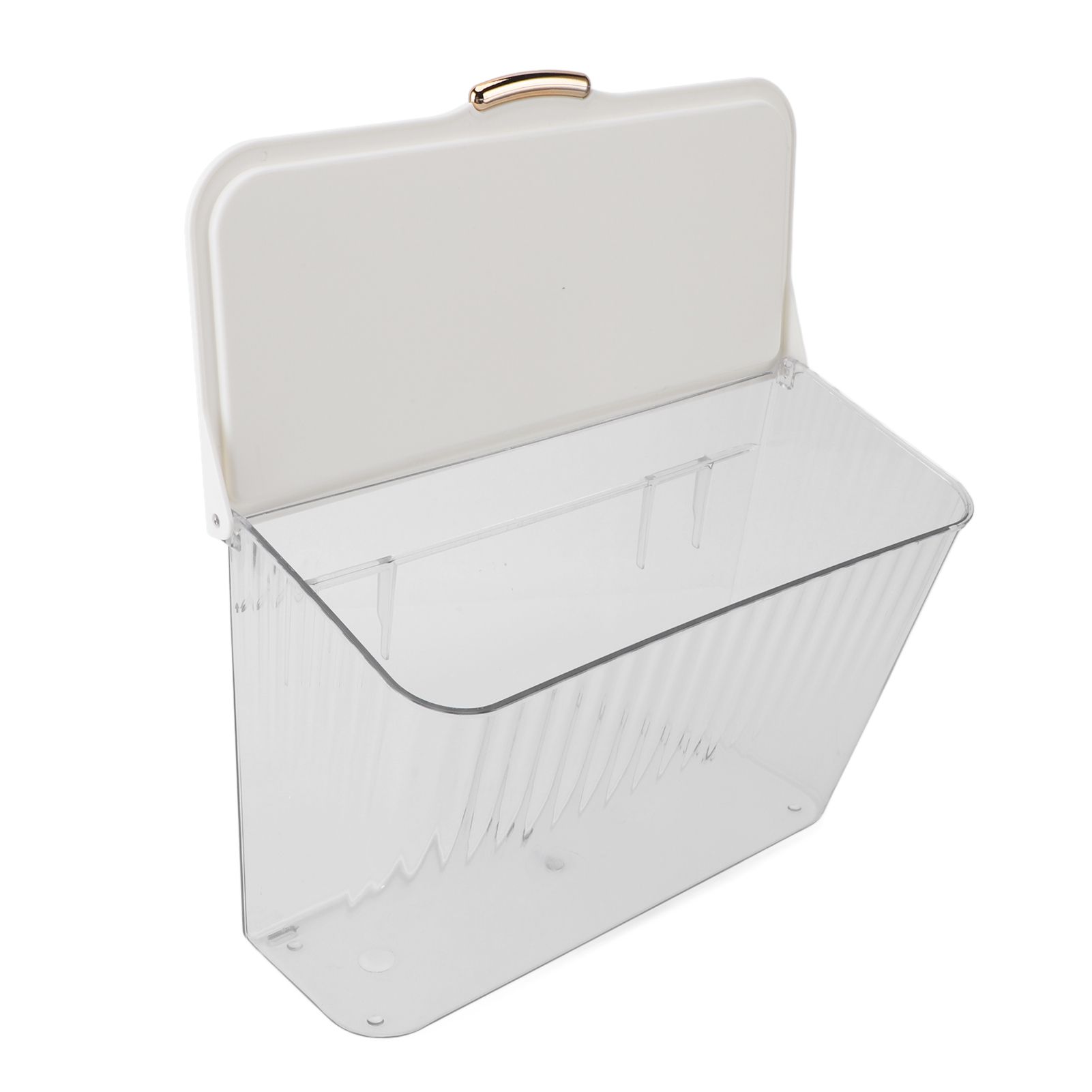 4L Wall Mounted Laundry Basket Dustproof Multifunction Wall Hanging Dirty view 11