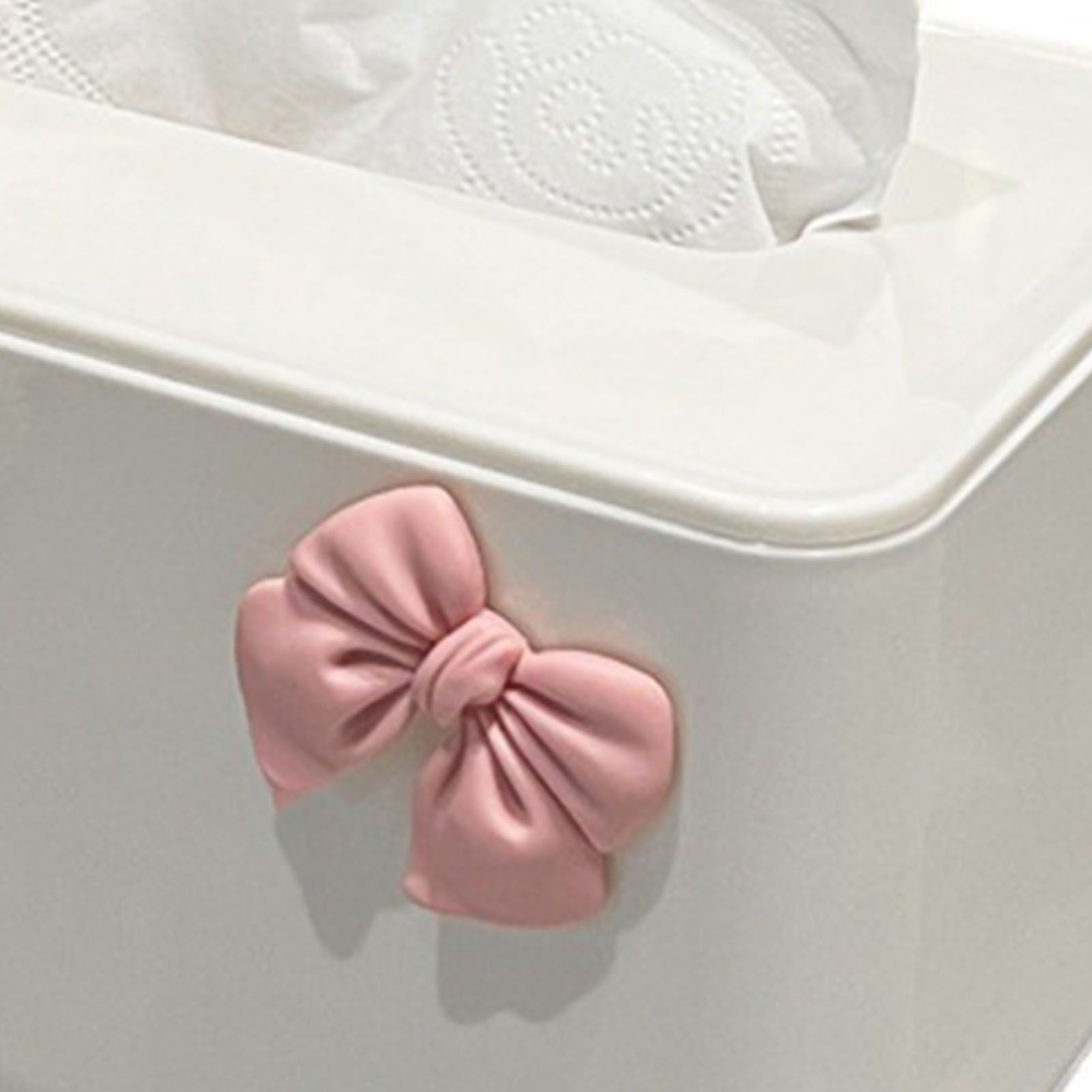 Tissue Box Holder Plastic Large Capacity Facial Paper Dispenser Cartoon view 2