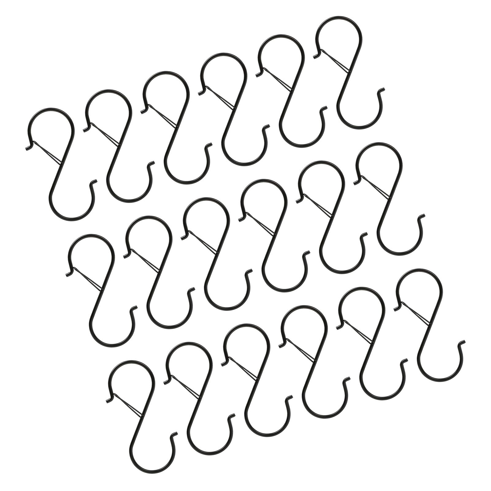 S Hooks Metal Hangers for Hanging Kitchenware Pots Pans Clothes 18pcs view 4