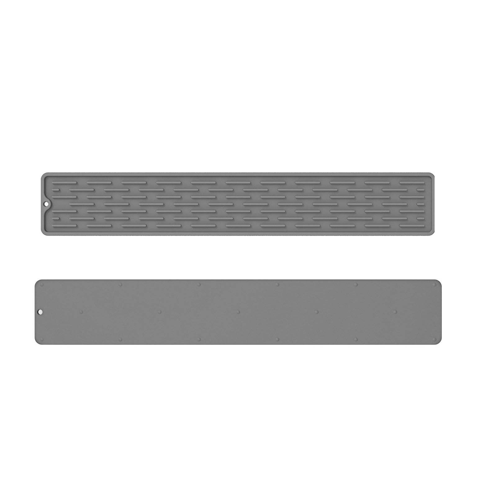 Silicone Drain Mat Long Strip Dish Drying Pad Counter Cutting Board Drying Mat view 3