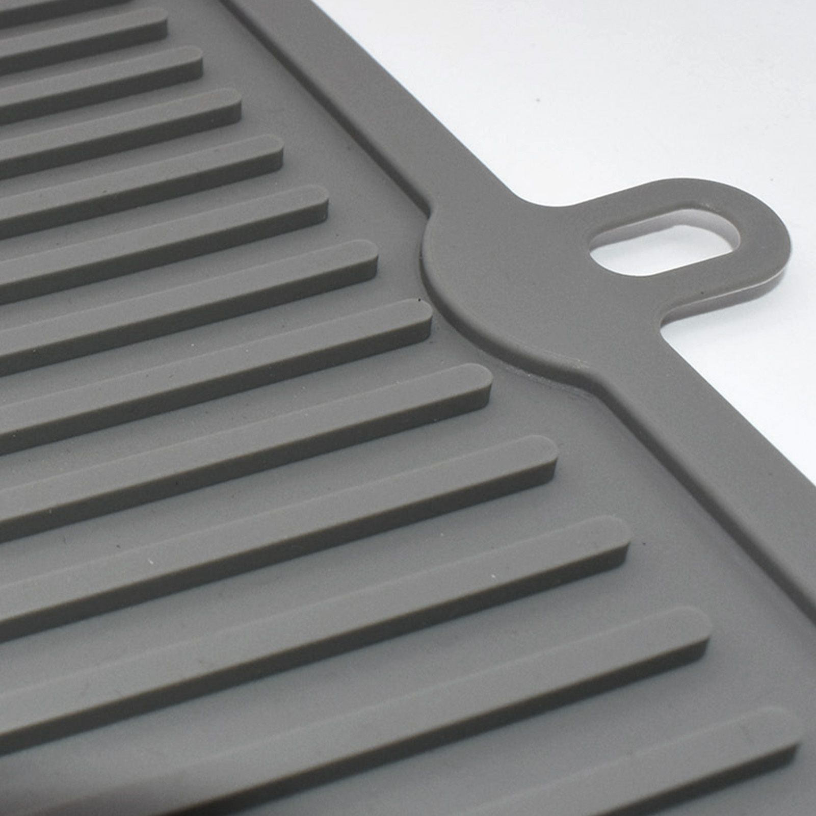 Silicone Dish Drying Mat Drainboard Waterproof Reusable Fast Drying Pad for view 5