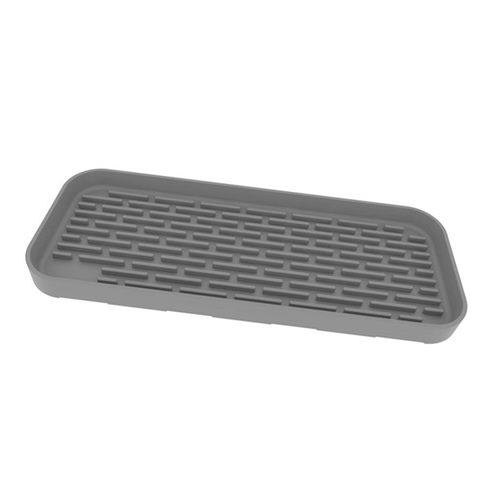 Dish Drying Mat for Kitchen Counter Silicone Anti Slip Sink Drainer Mat for view 4