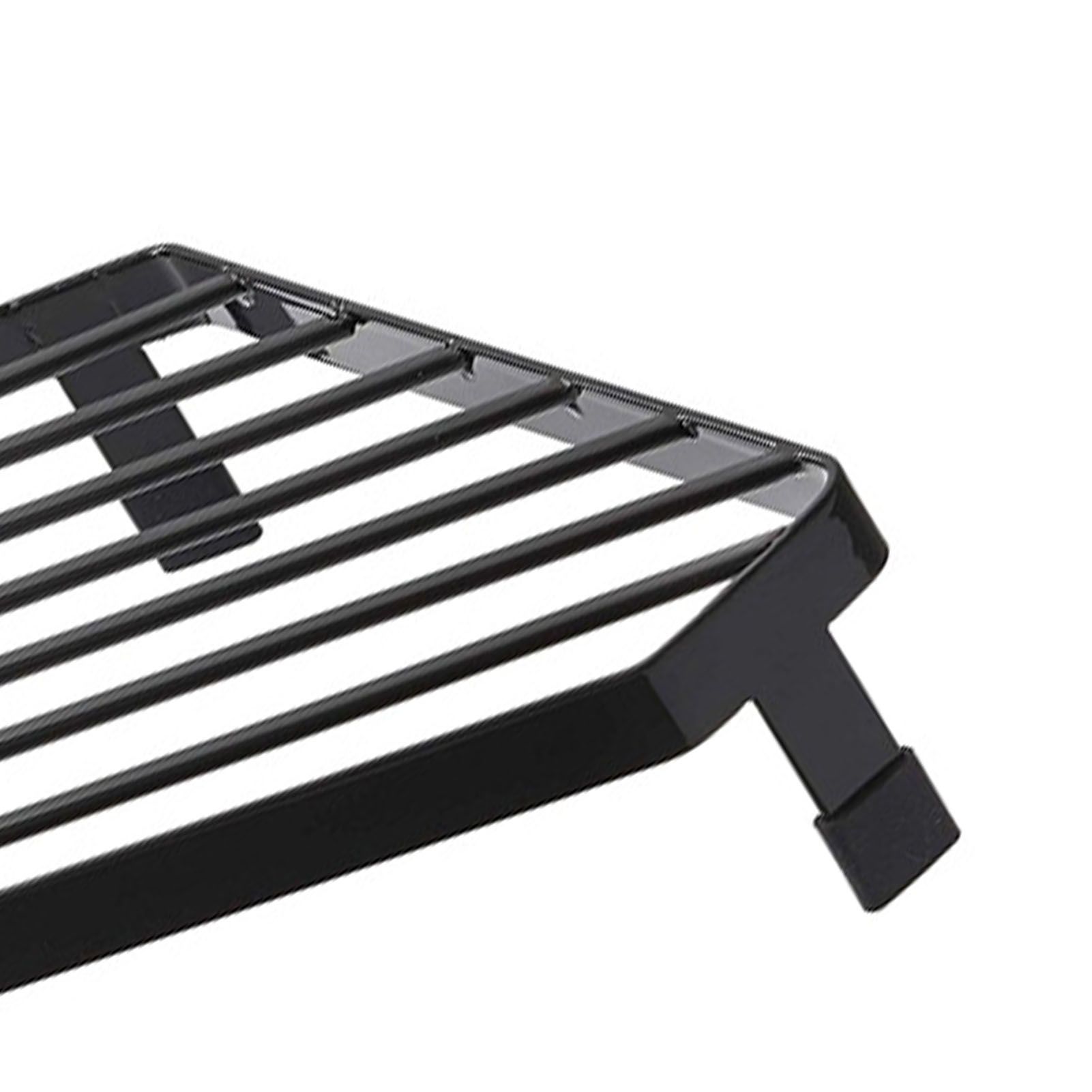 Triangular Counter Shelf Countertop Organizer Metal Iron Multifunction Corner view 2