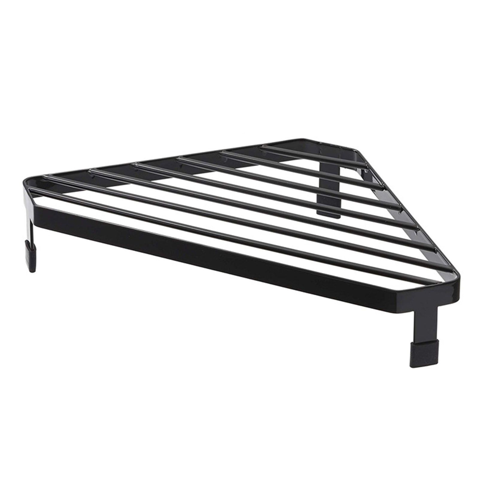 Triangular Counter Shelf Countertop Organizer Metal Iron Multifunction Corner view 3