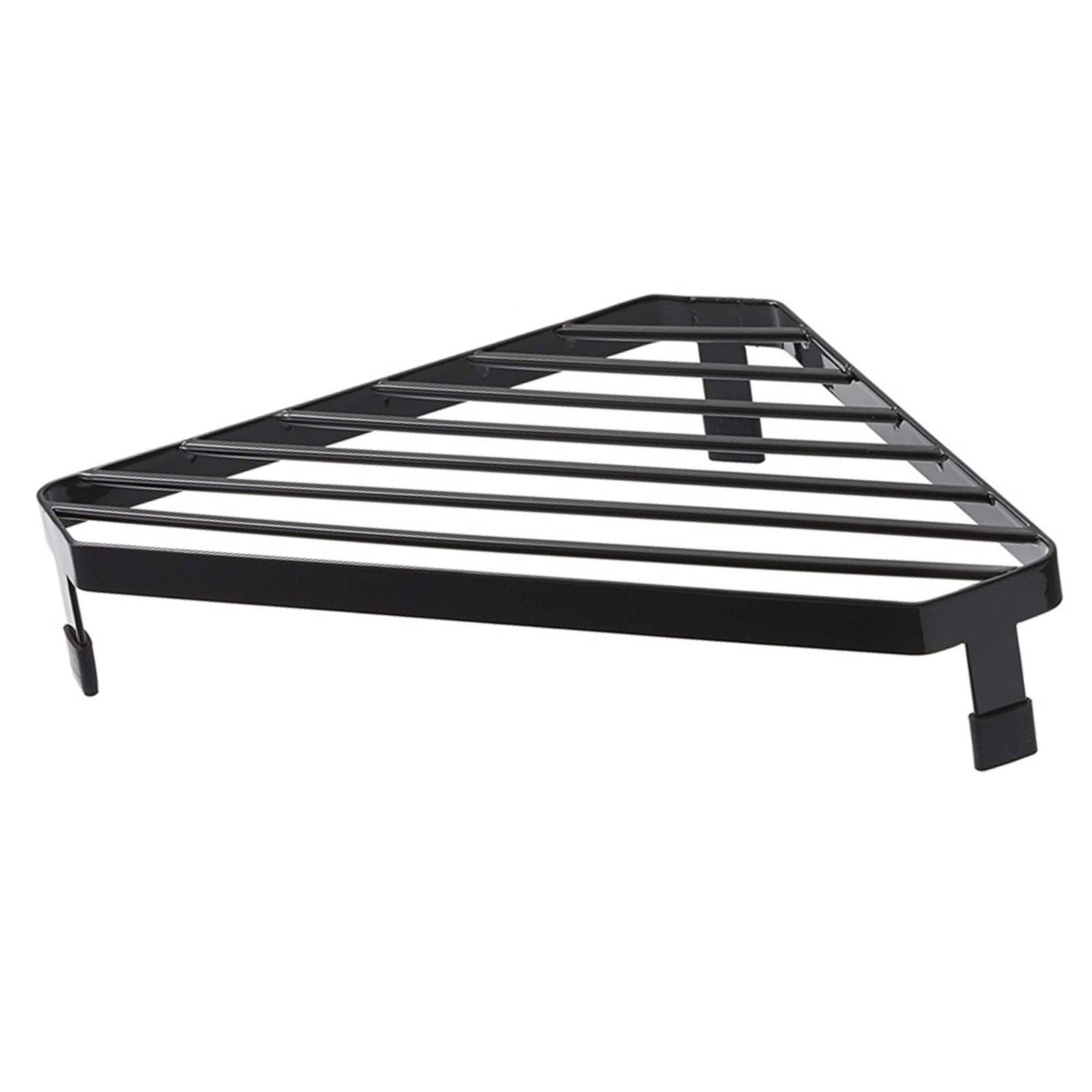 Triangular Counter Shelf Countertop Organizer Metal Iron Multifunction Corner view 8