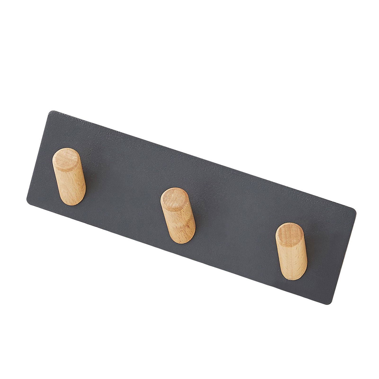 3 Hook Rack Wall Mounted Space Saving Modern Look Entryway Hook Hanger for