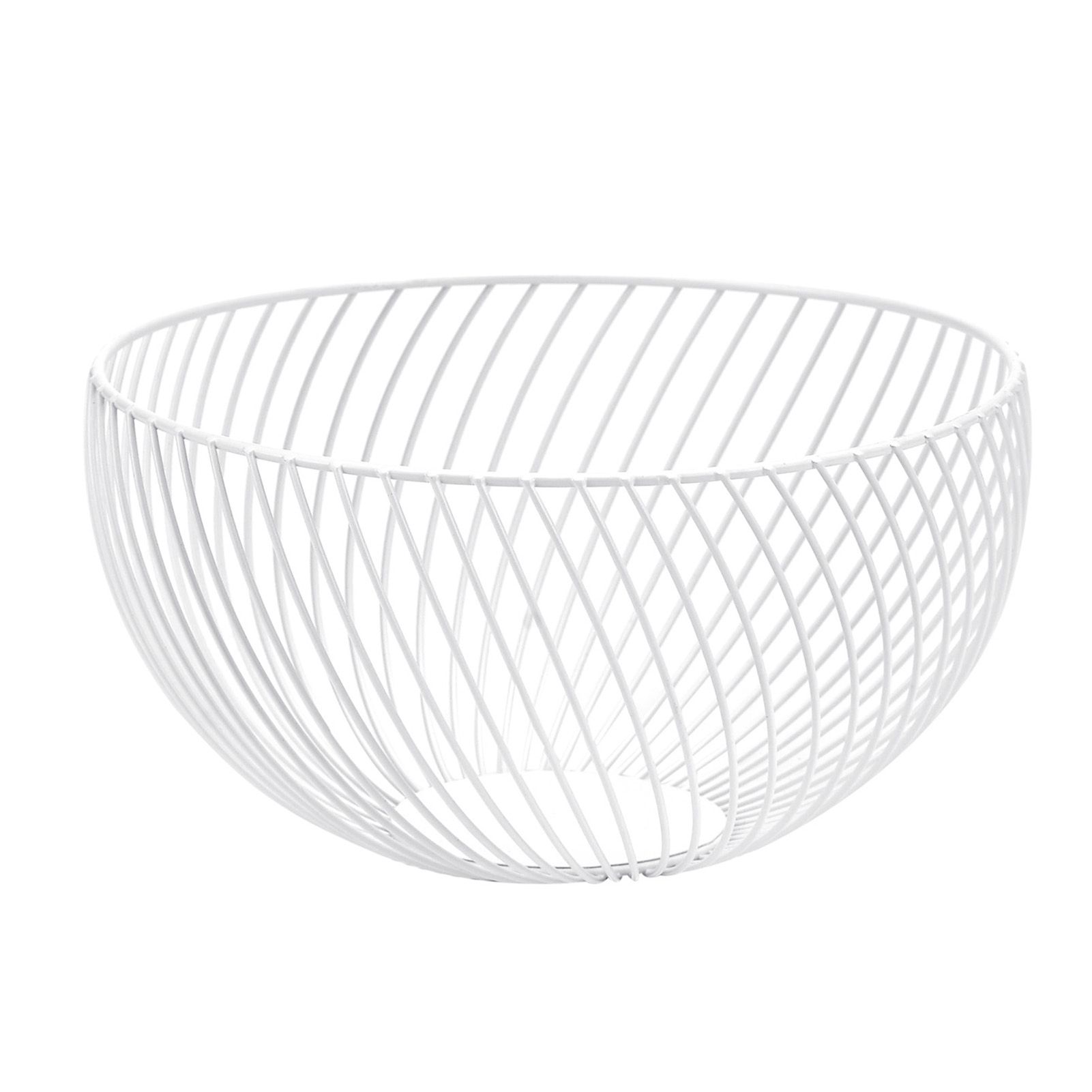Fruit Basket Rustproof Iron Desktop Storage Basket Round Large Capacity Metal view 3
