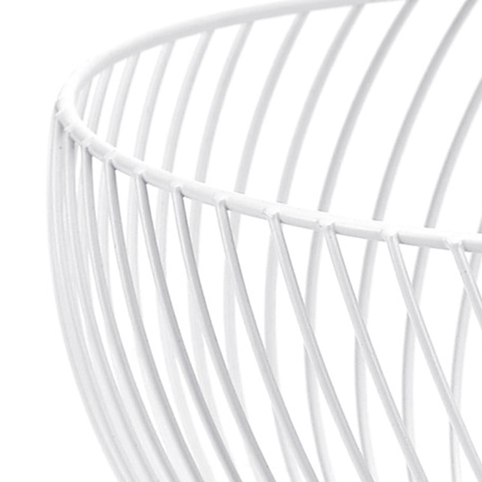 Fruit Basket Rustproof Iron Desktop Storage Basket Round Large Capacity Metal view 5
