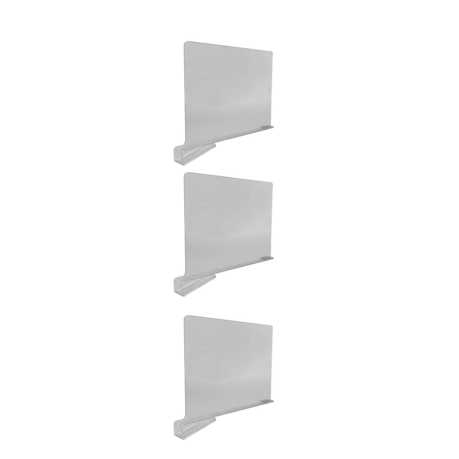 4Pcs Clear Shelf Dividers for Closet Organization Prevent Slip Multifunction view 10
