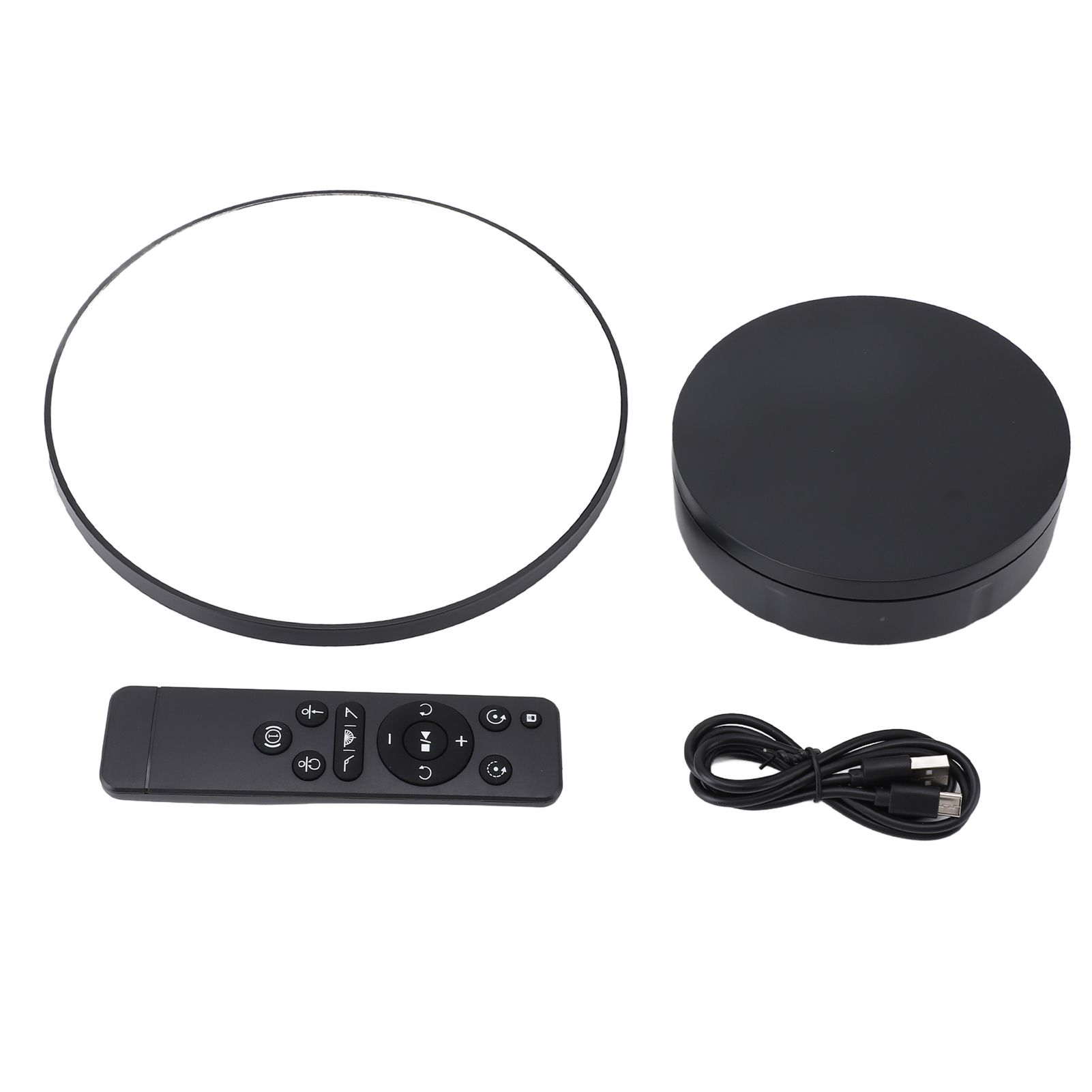Motorized Rotating Display Stand 8.7 Inch 22lbs Load Electronic Mirror view 3