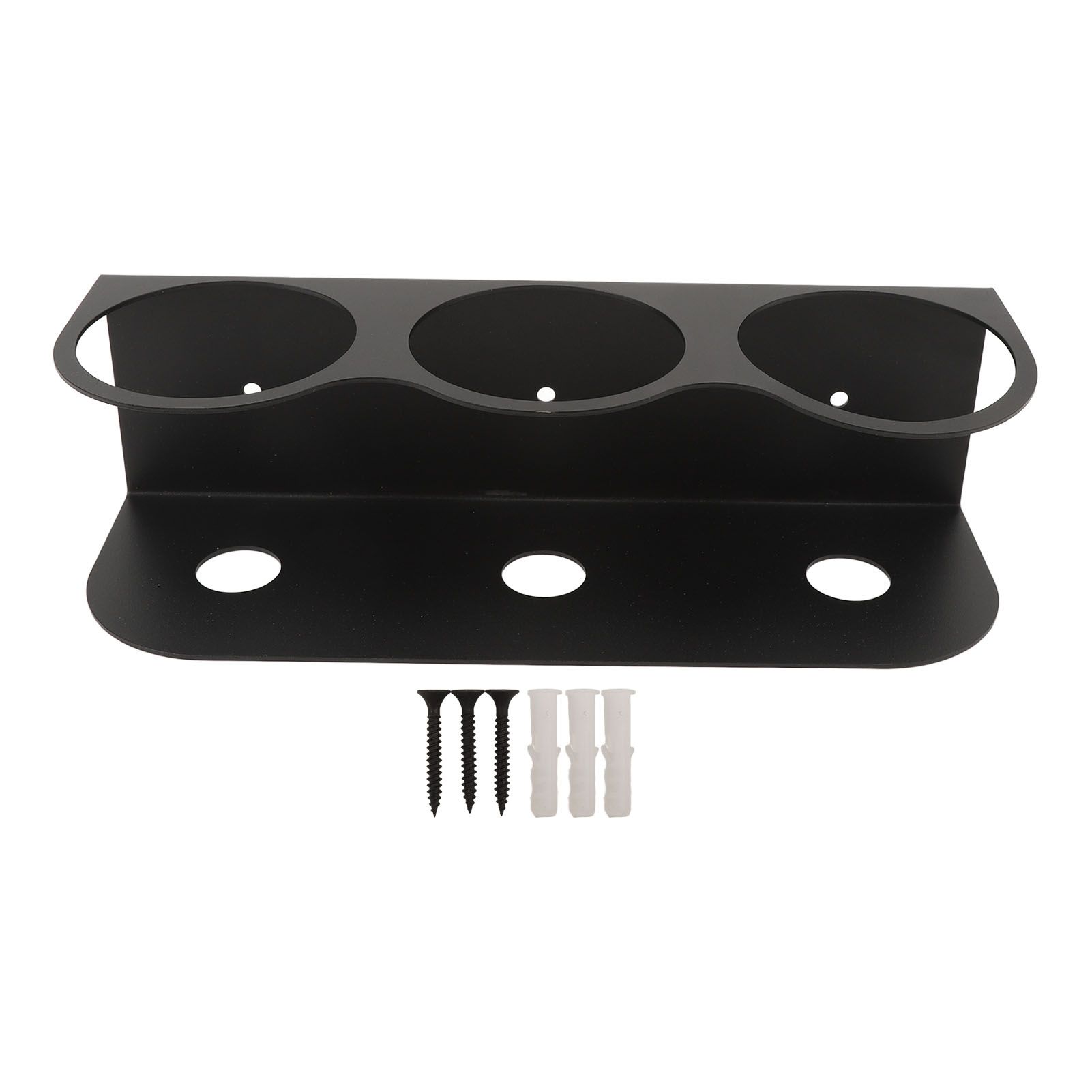All Purpose Spray Bottle Holder Wall Mount Heavy Duty Carbon Steel Storage view 3