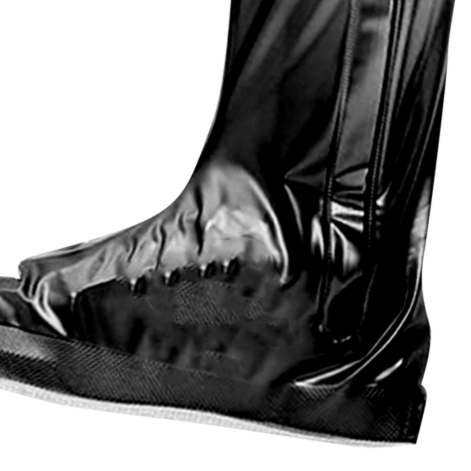 Rain Shoe Cover PVC High Waterproof Thickened Sole Anti Slip Foldable Rain view 7