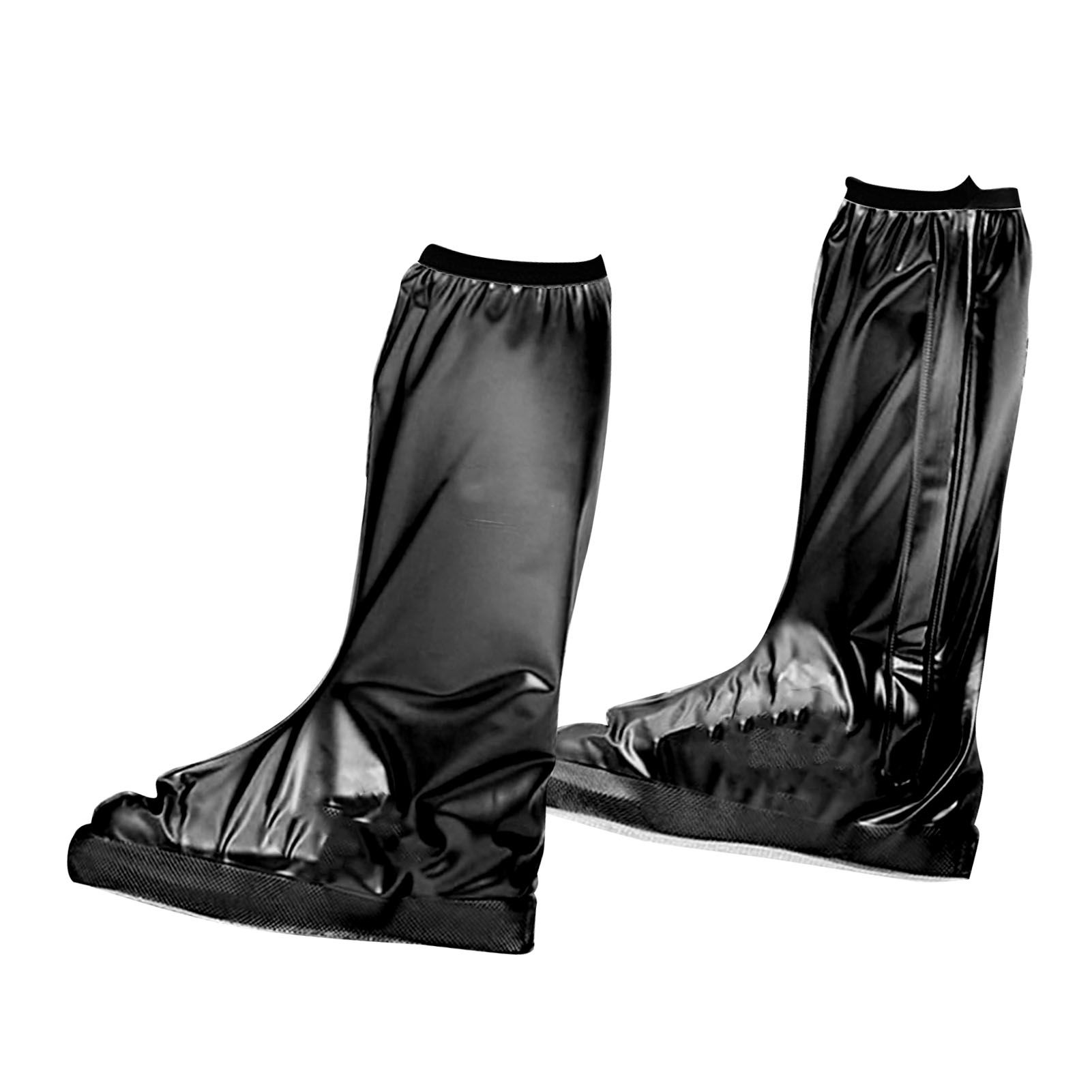 Rain Shoe Cover PVC High Waterproof Thickened Sole Anti Slip Foldable Rain view 6