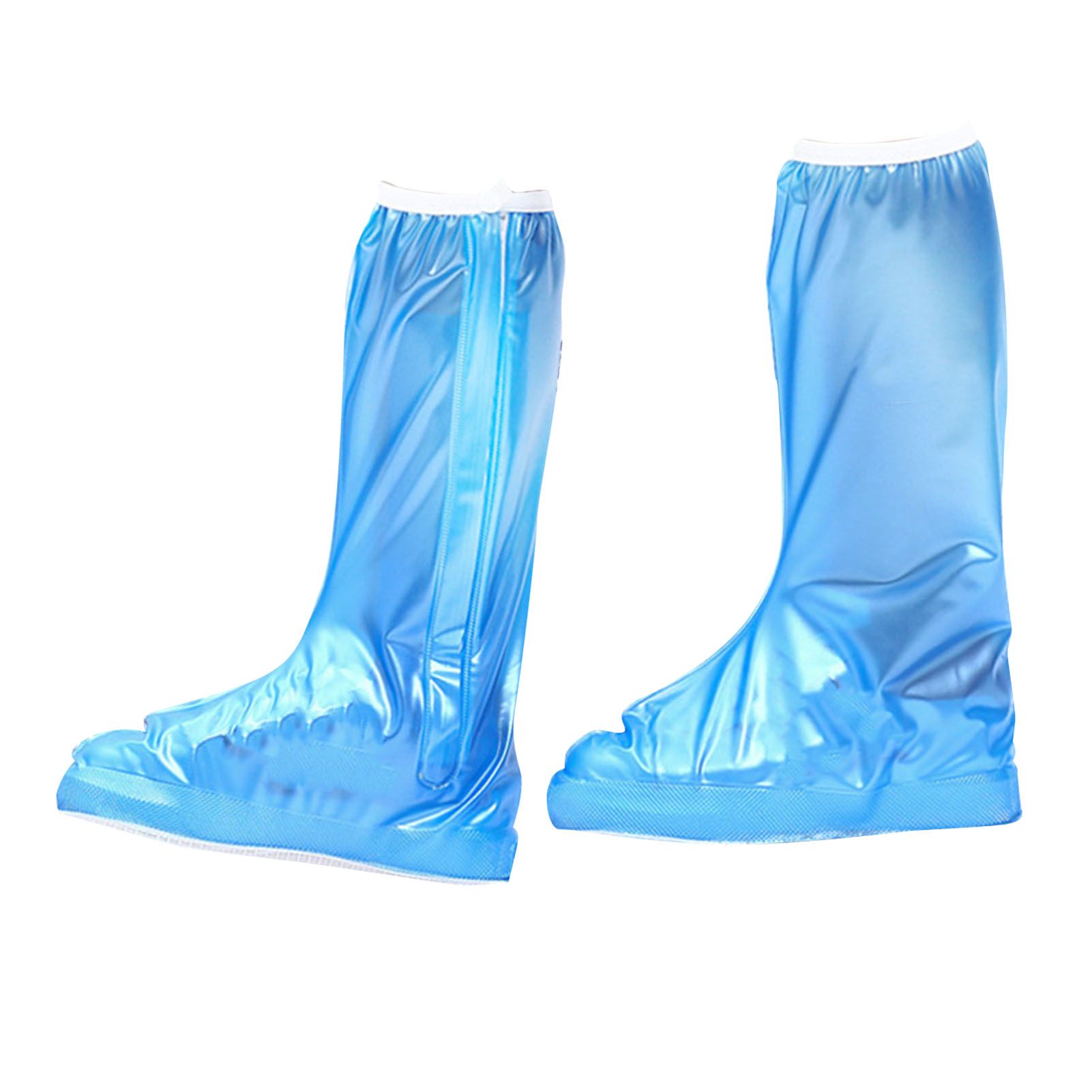 Rain Shoe Cover PVC High Waterproof Thickened Sole Anti Slip Foldable Rain — image 1