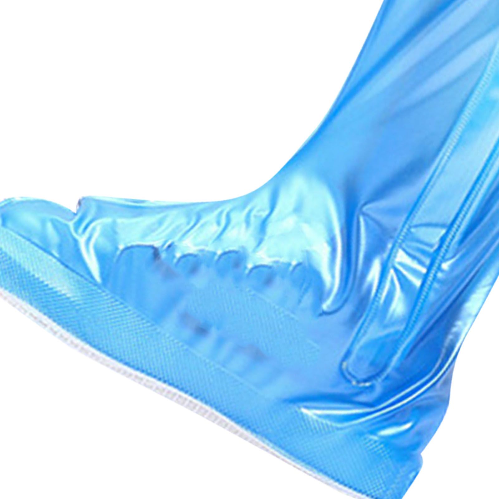 Rain Shoe Cover PVC High Waterproof Thickened Sole Anti Slip Foldable Rain view 7
