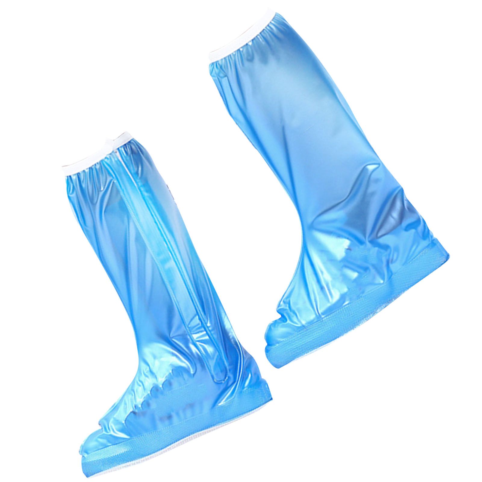 Rain Shoe Cover PVC High Waterproof Thickened Sole Anti Slip Foldable Rain view 6