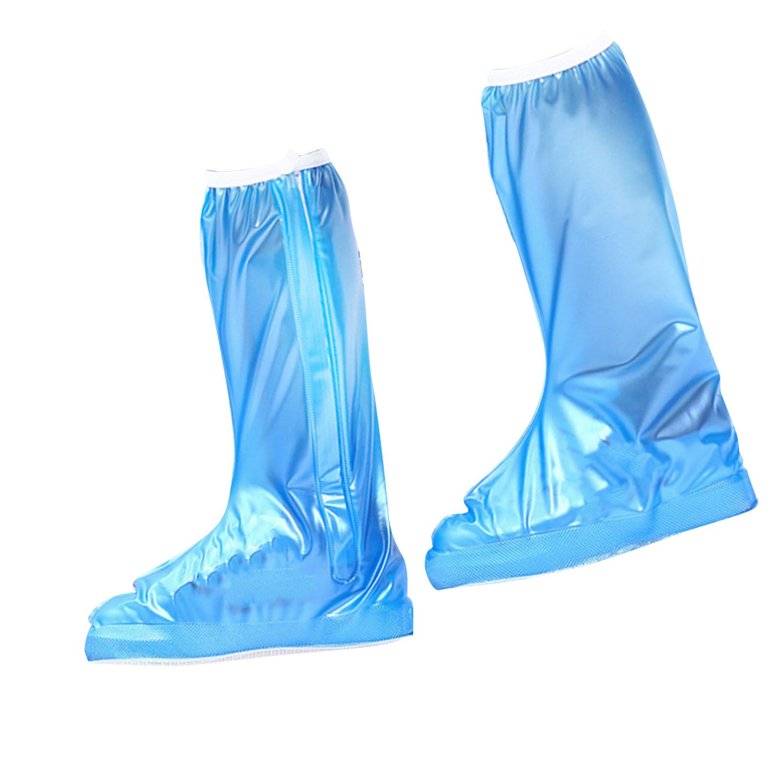 Rain Shoe Cover PVC High Waterproof Thickened Sole Anti Slip Foldable Rain view 4