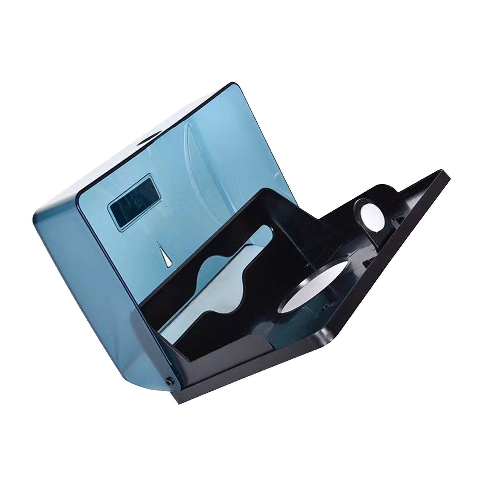Tissue Box ABS Simple Large Capacity Space Saving Wall Mounted Tissue Holder view 3