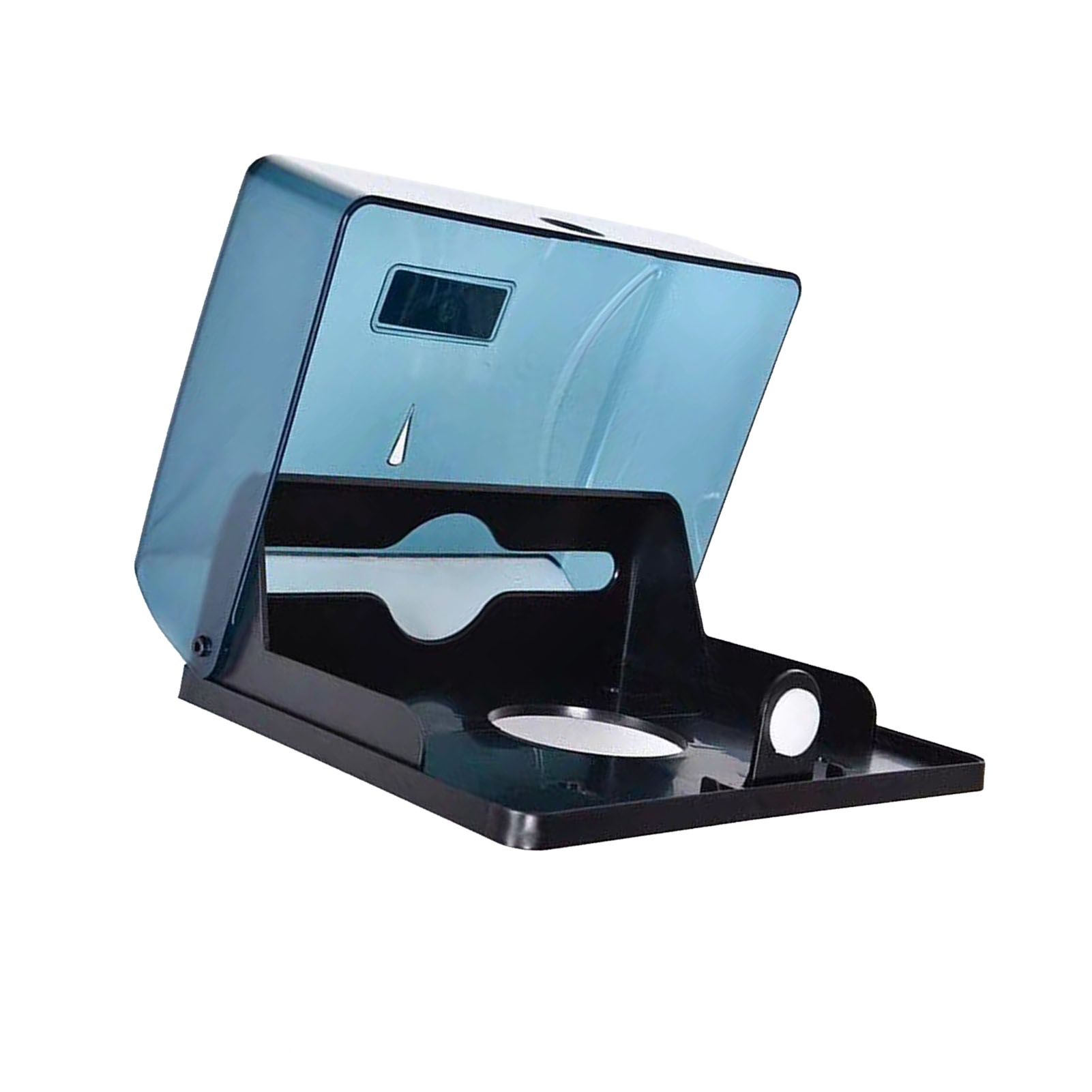 Tissue Box ABS Simple Large Capacity Space Saving Wall Mounted Tissue Holder view 6