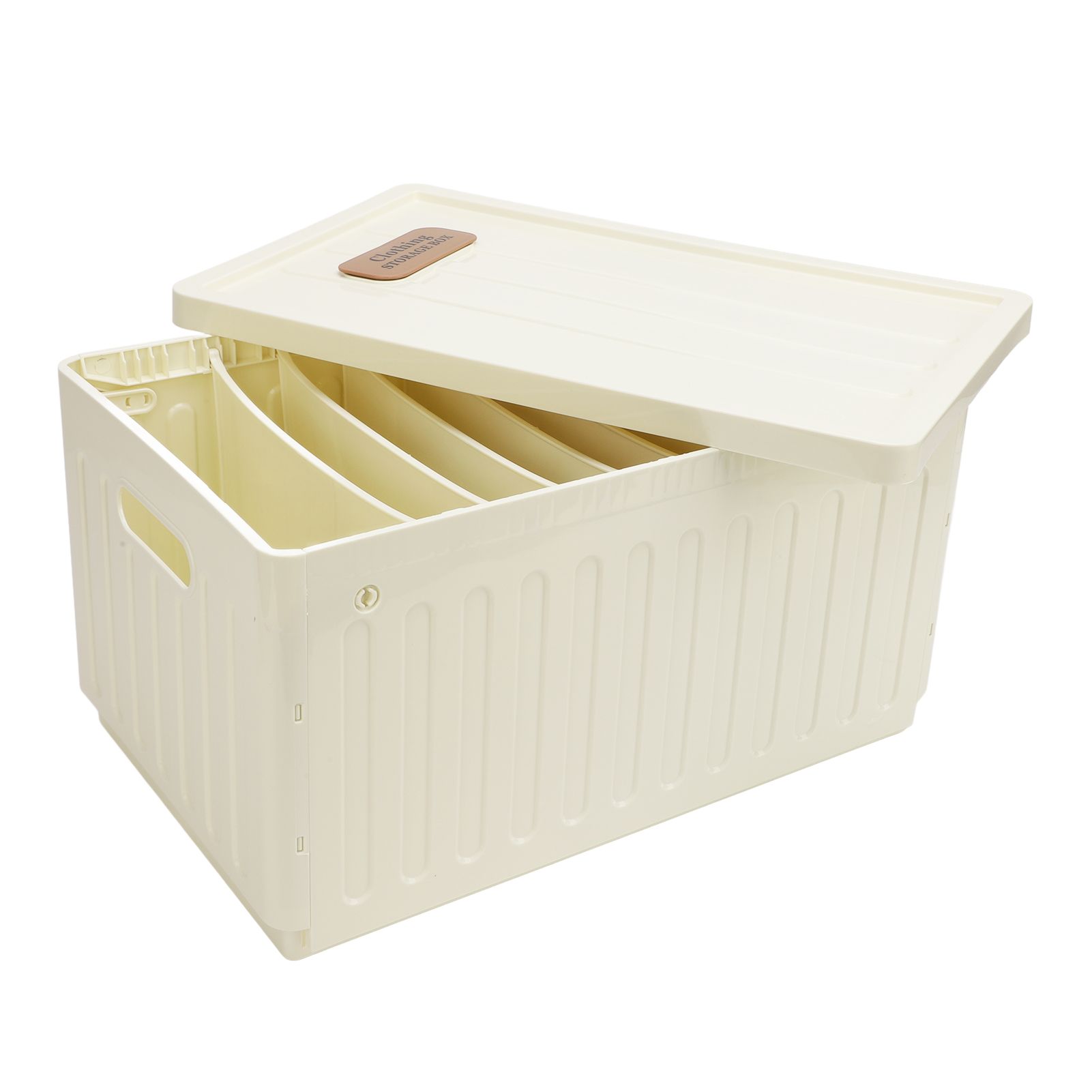 Foldable Closet Organizer 9 Grids Wardrobe Clothing Storage Bin with Lid