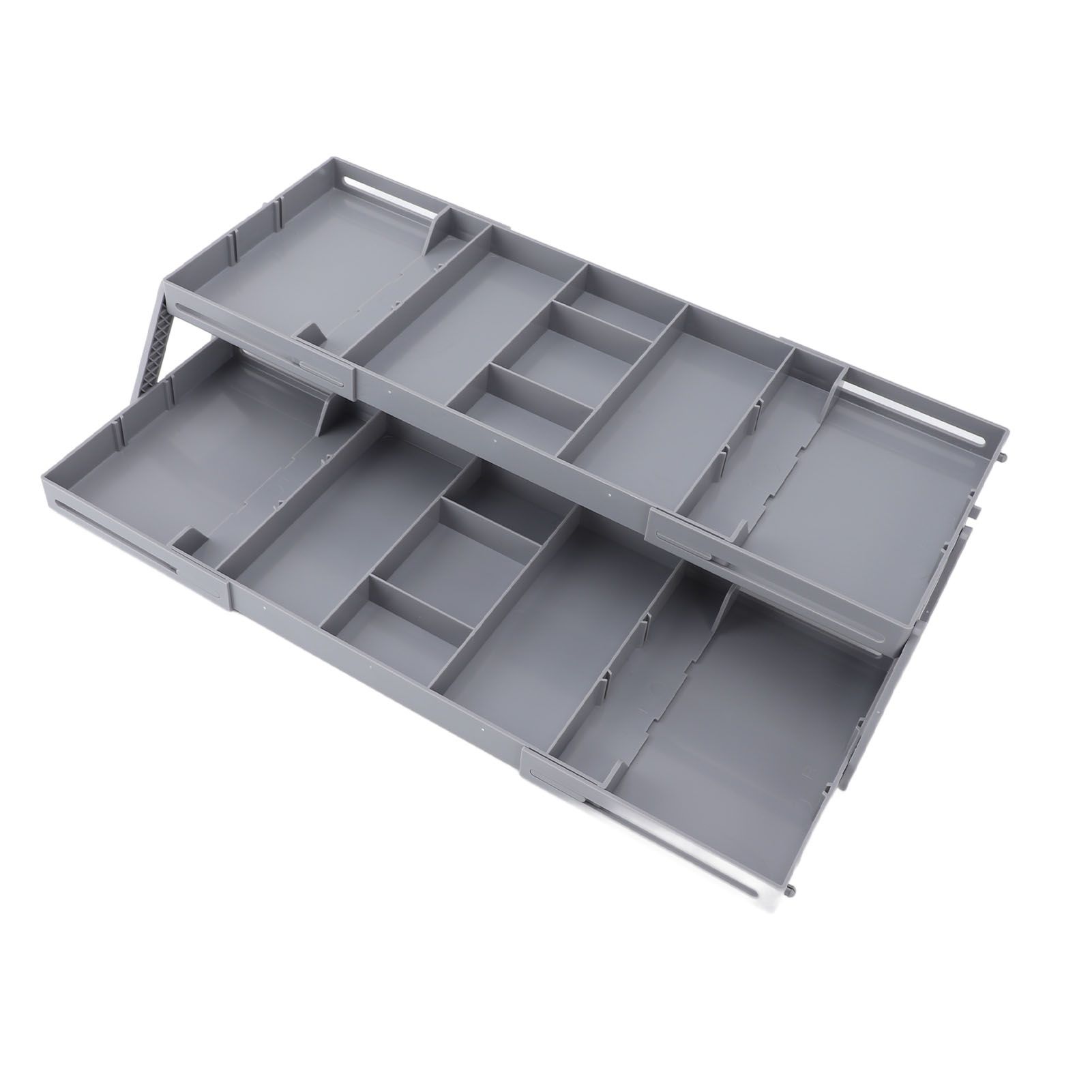Drawer Organizer Single Row Expandable Folding Jewelry Organizer Tray Earring
