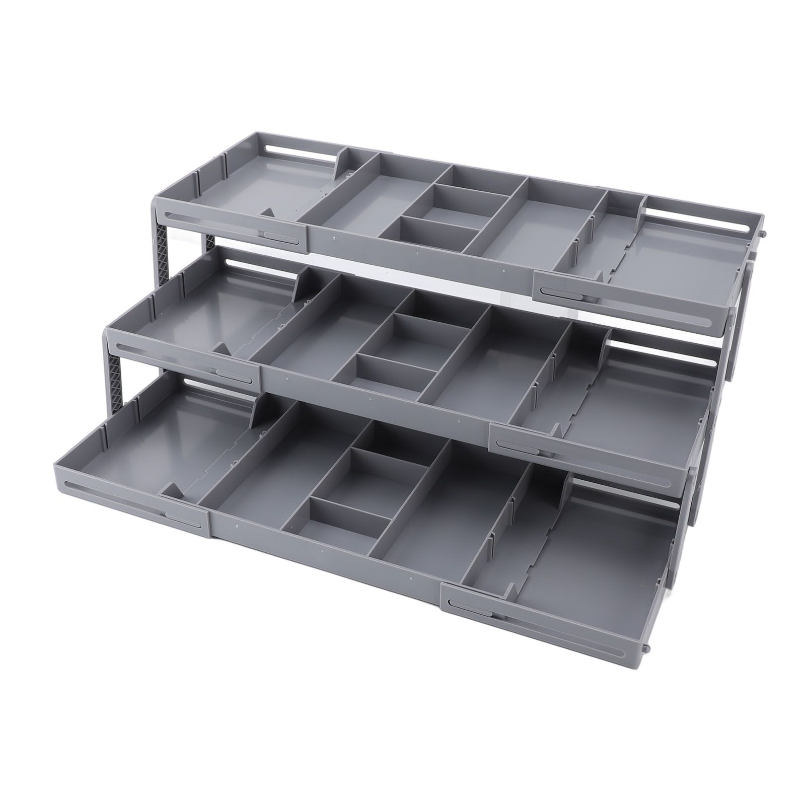Drawer Organizer Single Row Expandable Folding Jewelry Organizer Tray Earring view 4