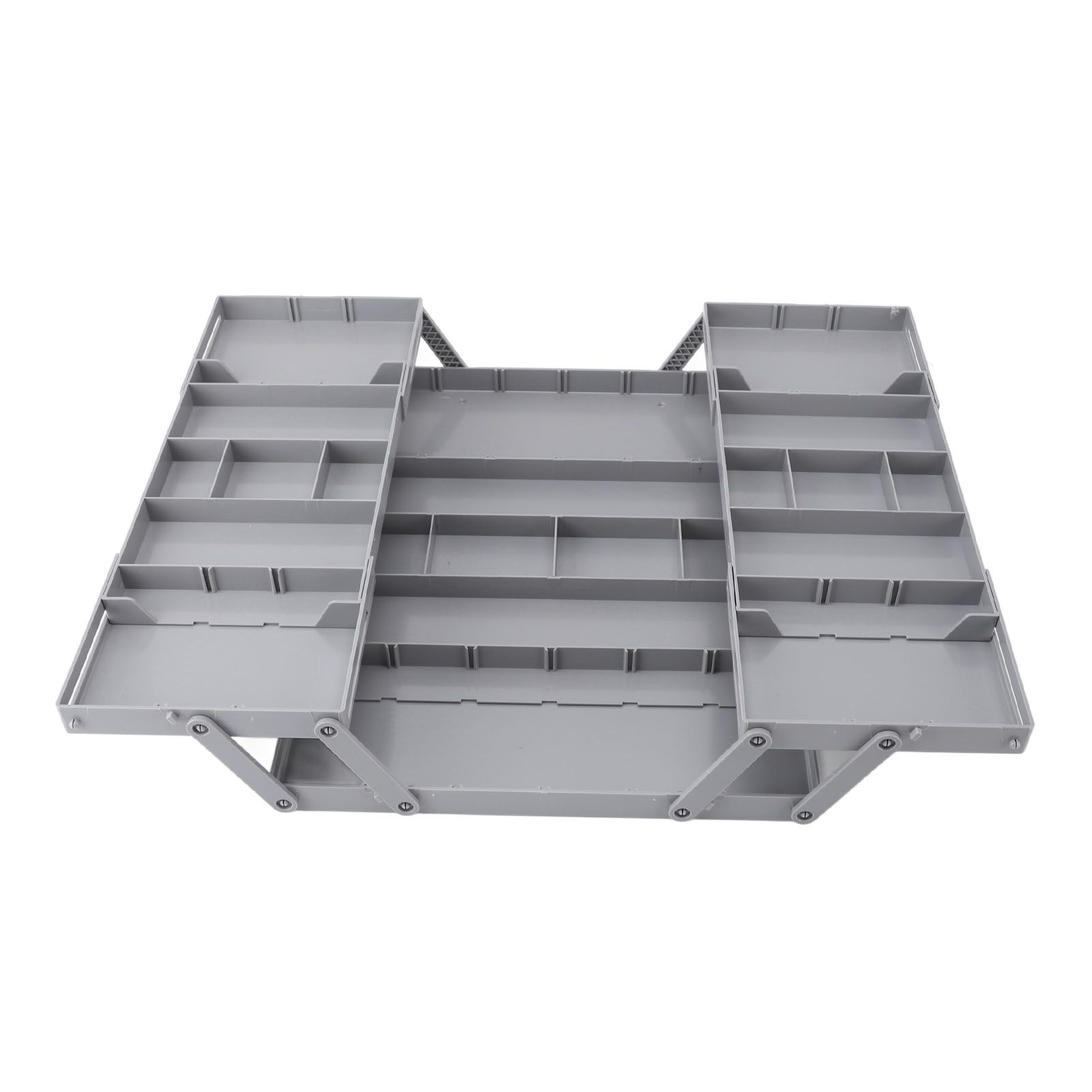 Foldable Expandable Desk Organizer Double Row Multi Level Drawer Organizer view 10