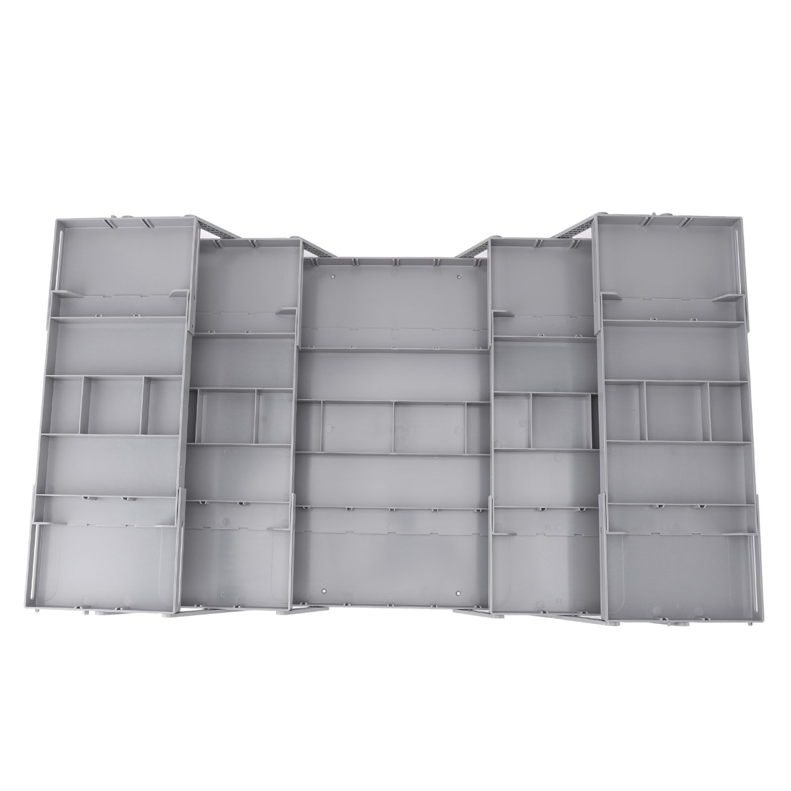 Foldable Expandable Desk Organizer Double Row Multi Level Drawer Organizer view 8