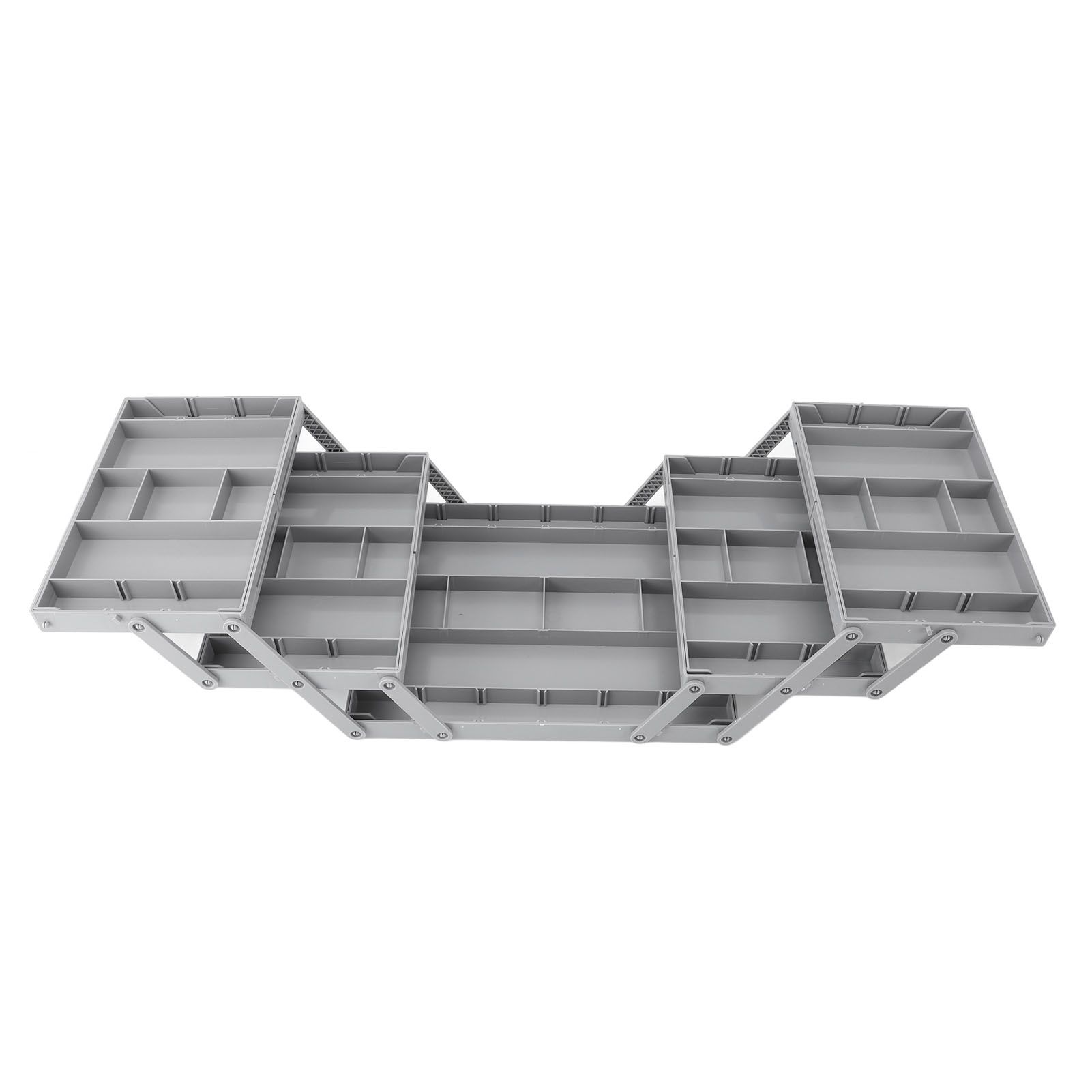Foldable Expandable Desk Organizer Double Row Multi Level Drawer Organizer view 11