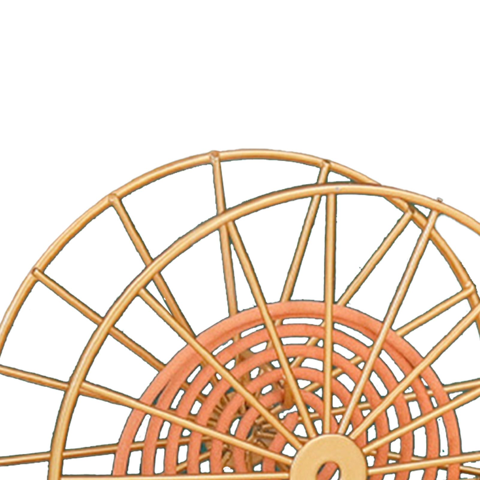 Metal Coil Holder Windmill Shape Fireproof Decorative Incense Coil Rack view 2