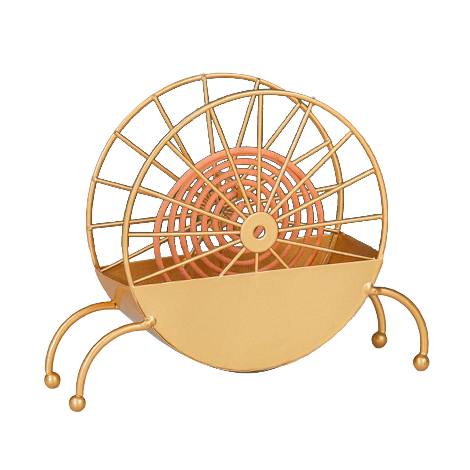 Metal Coil Holder Windmill Shape Fireproof Decorative Incense Coil Rack view 4